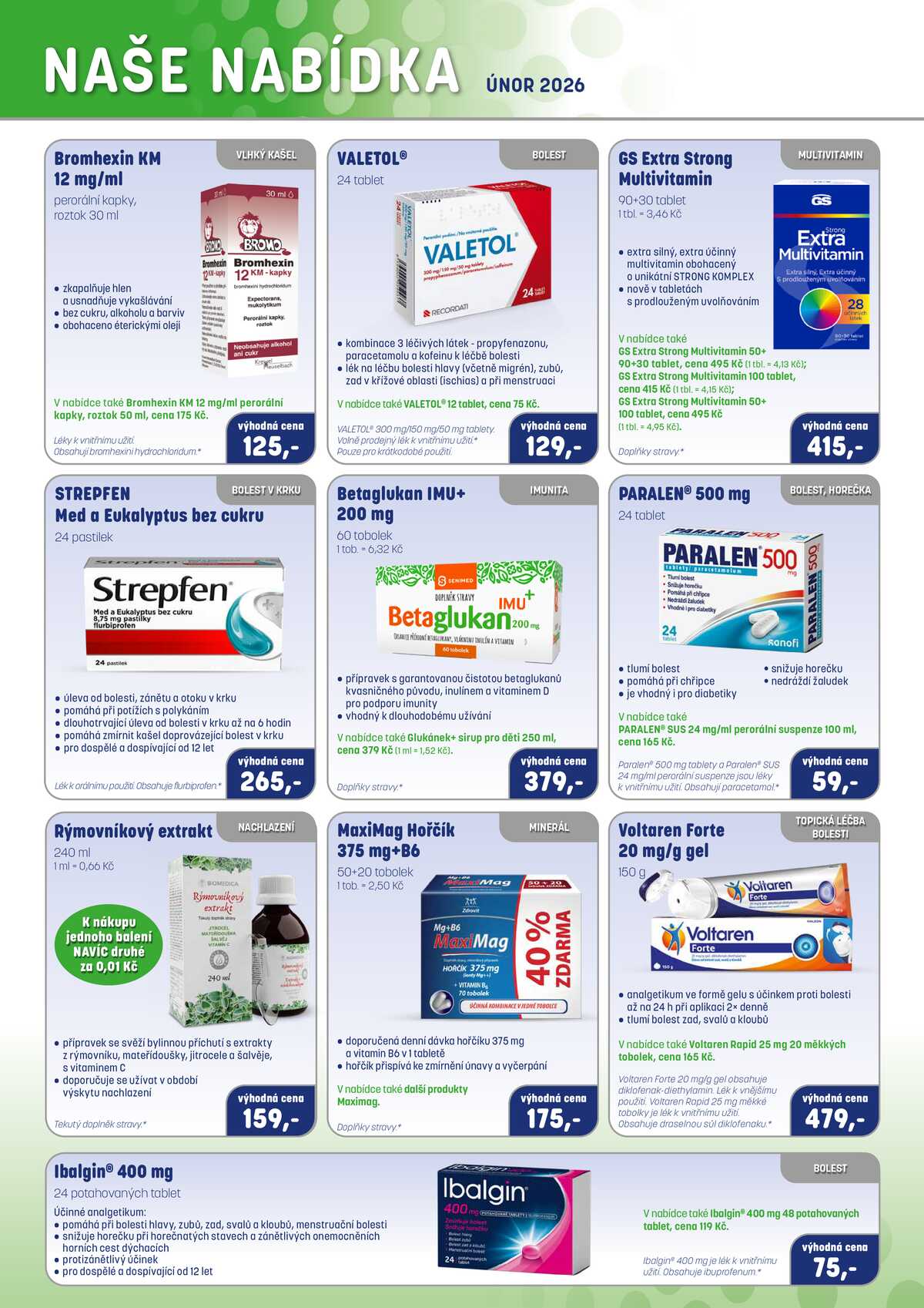 Pharma Point typ A od 1.2. do 28.2.2026 strana 2