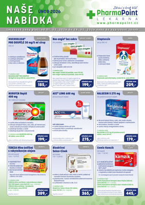 Pharma Point od 1.2. do 28.2.2026