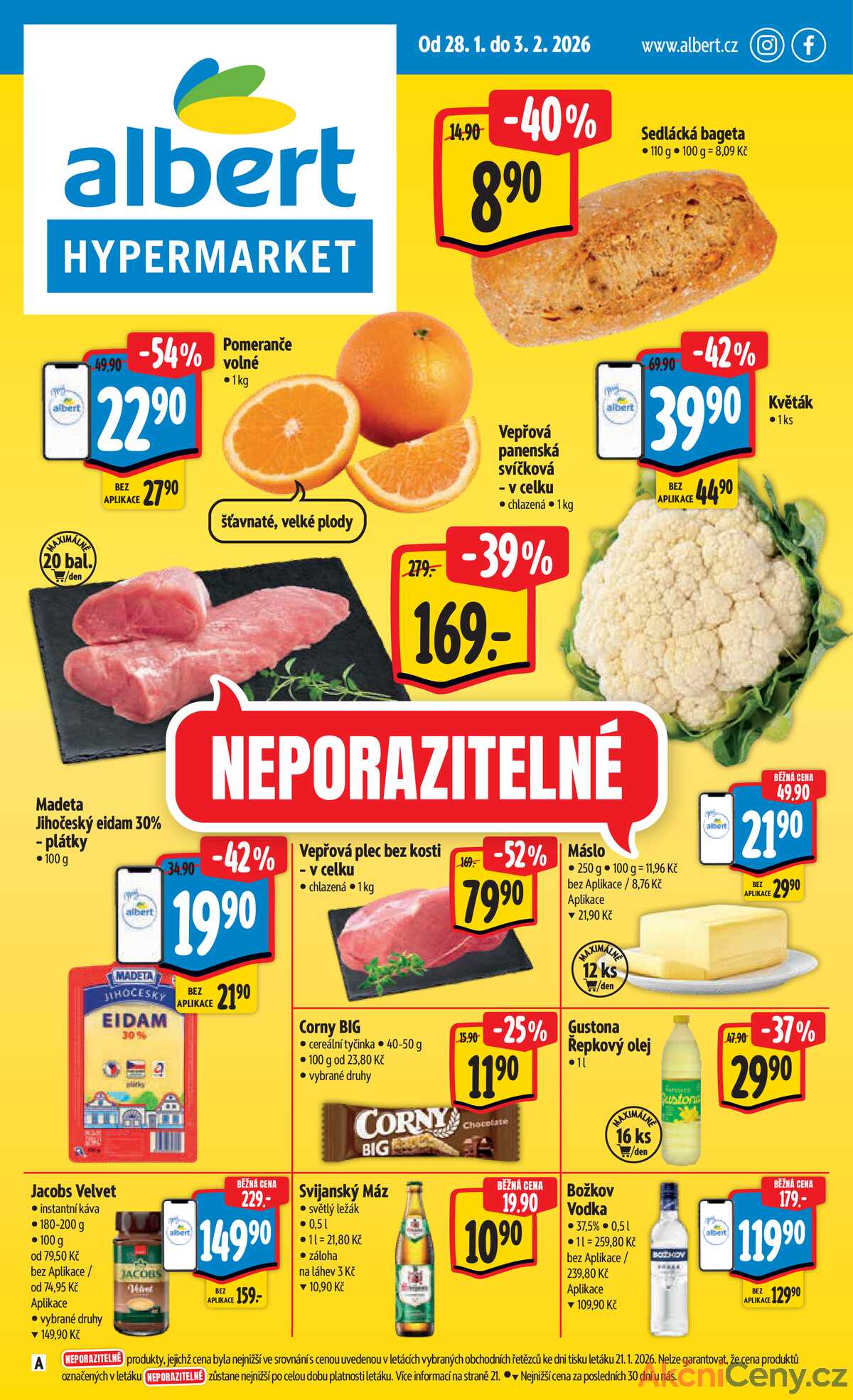 Albert  Hypermarket od 28.1. do 3.2.2026 strana 1