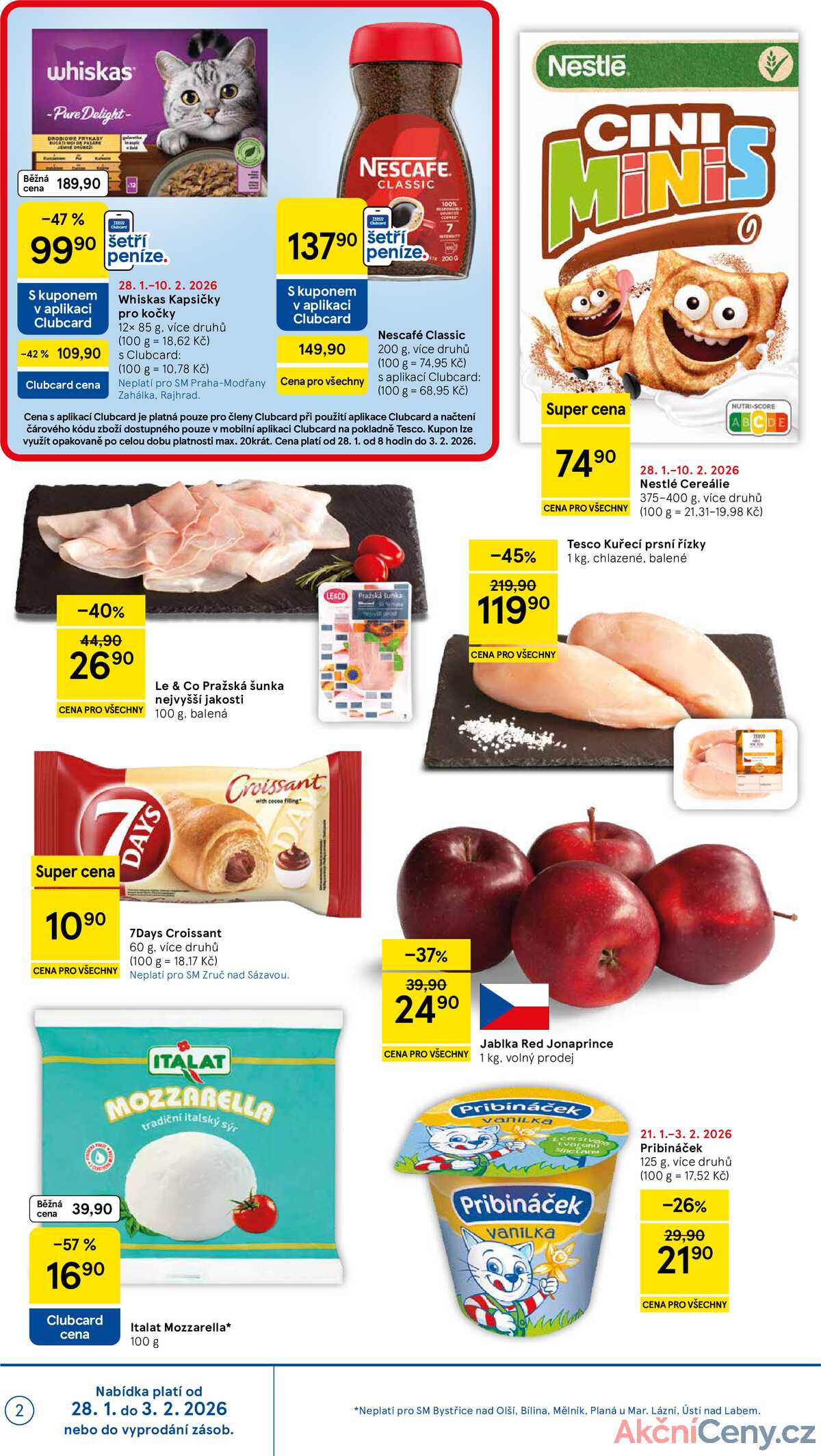 Tesco supermarkety od 28.1. do 3.2.2026 strana 2