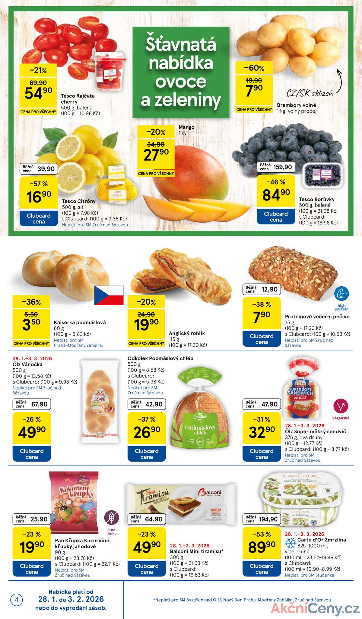 Tesco supermarkety od 28.1. do 3.2.2026 strana 4