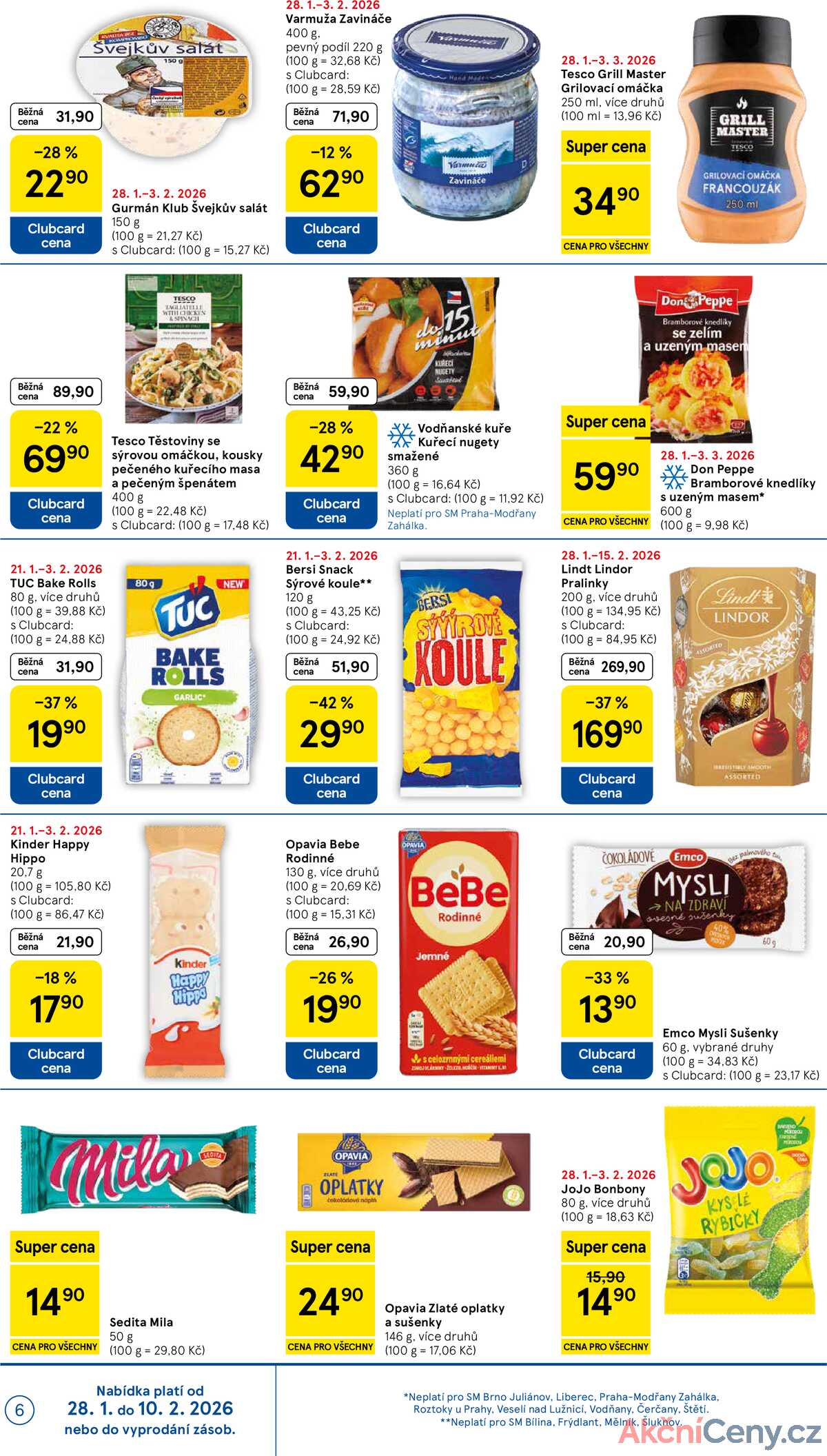 Tesco supermarkety od 28.1. do 3.2.2026 strana 6
