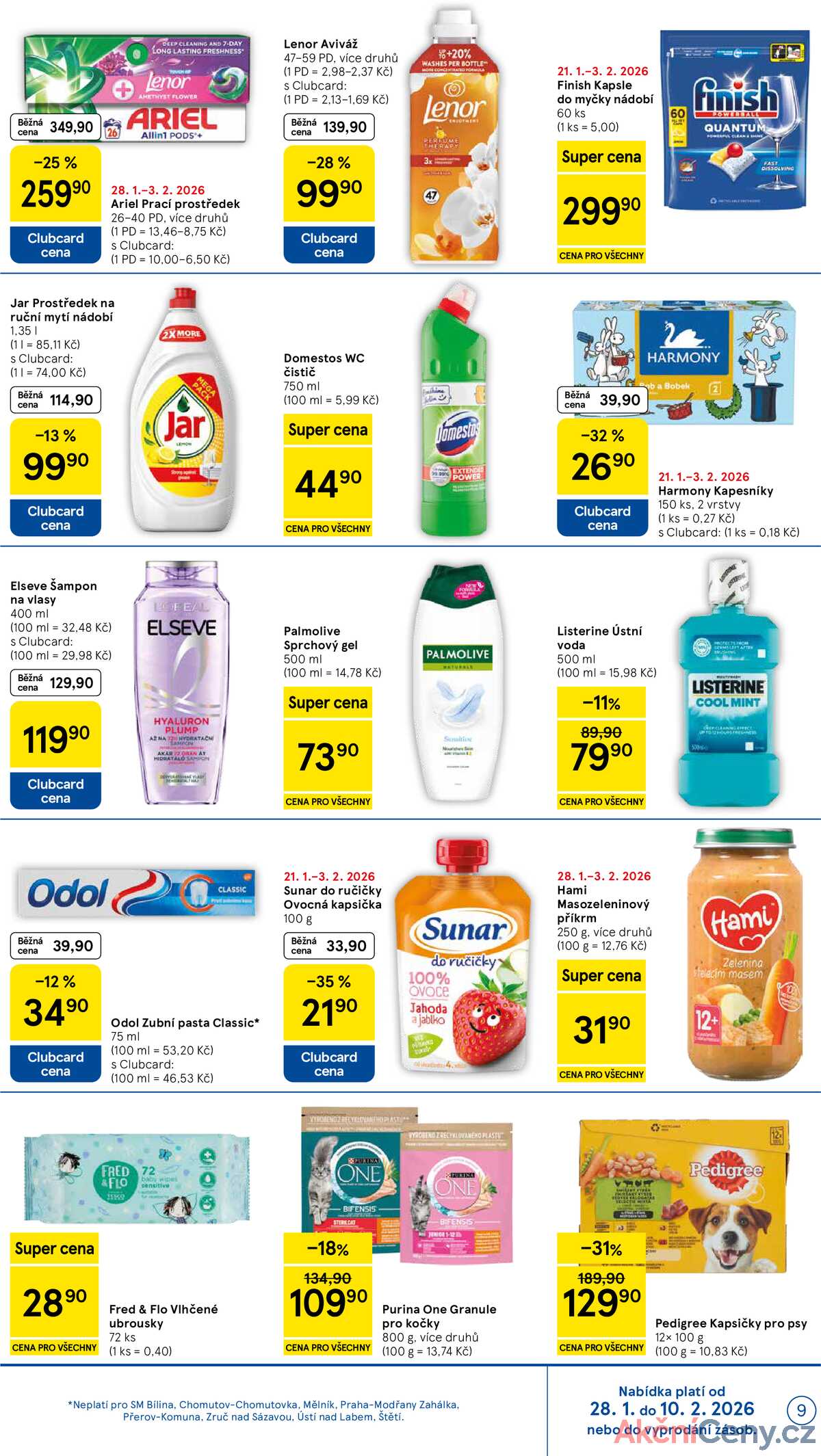 Tesco supermarkety od 28.1. do 3.2.2026 strana 9