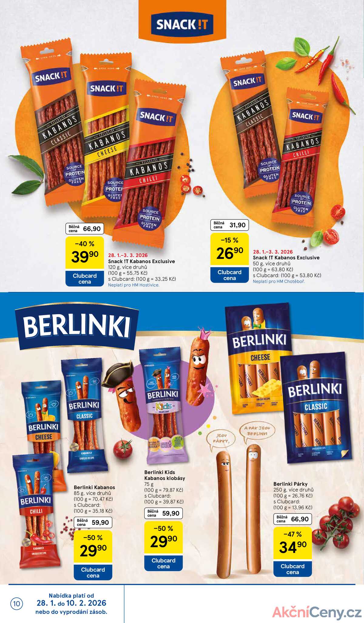 Tesco malé hypermarkety od 28.1. do 3.2.2026 strana 10