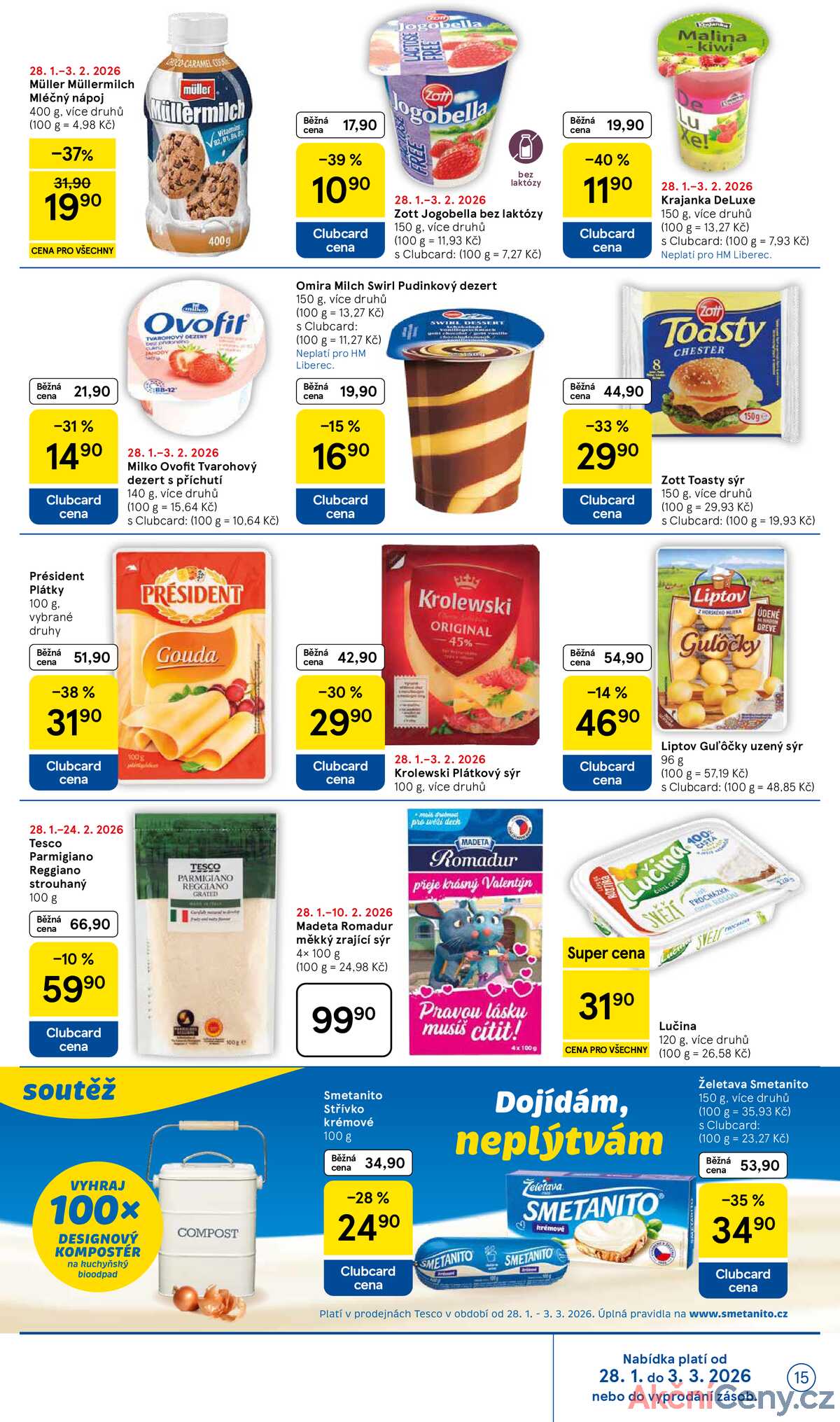 Tesco malé hypermarkety od 28.1. do 3.2.2026 strana 15
