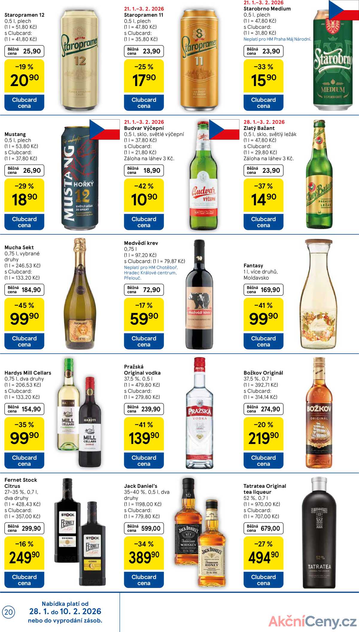 Tesco malé hypermarkety od 28.1. do 3.2.2026 strana 20
