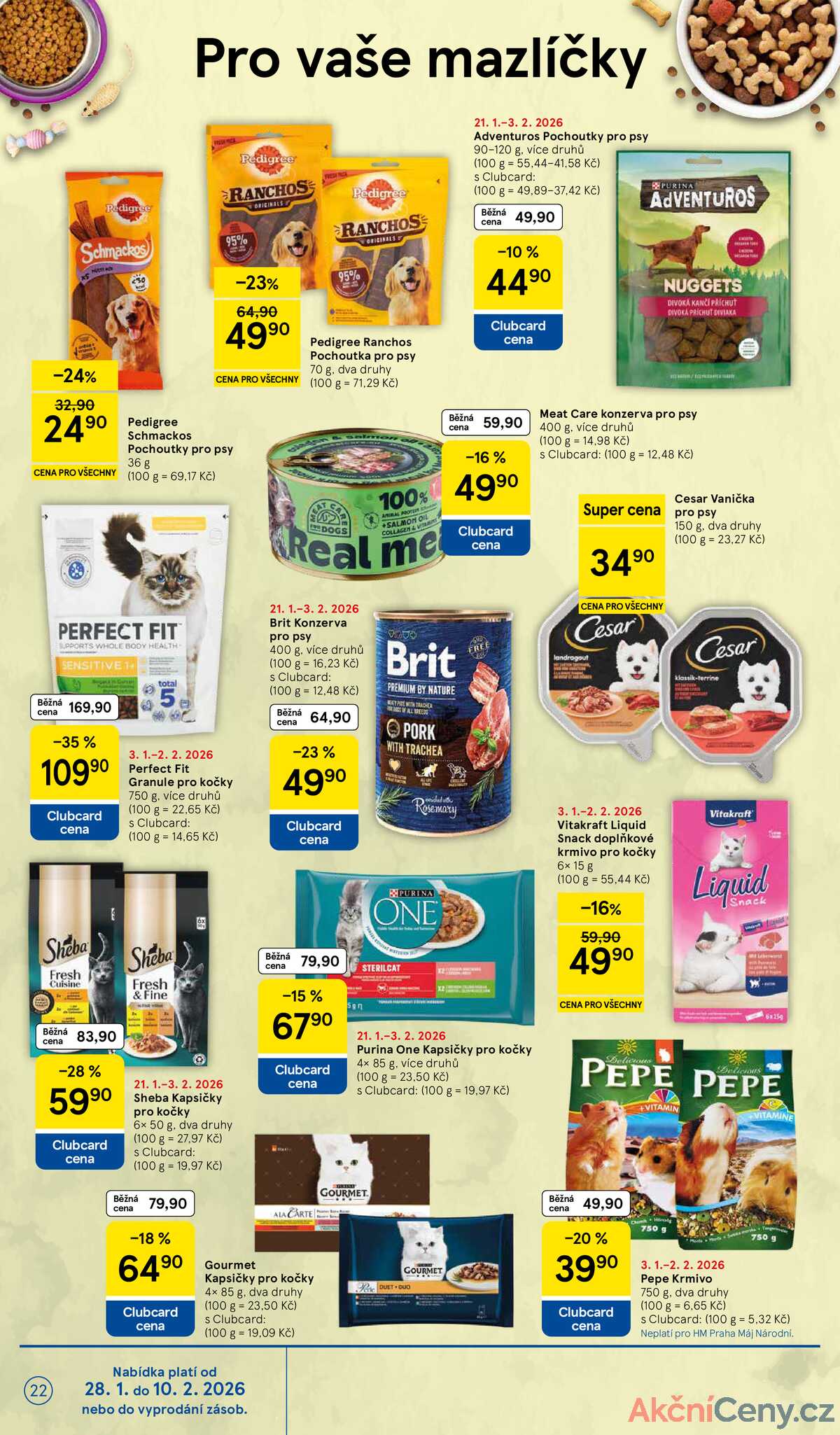 Tesco malé hypermarkety od 28.1. do 3.2.2026 strana 22