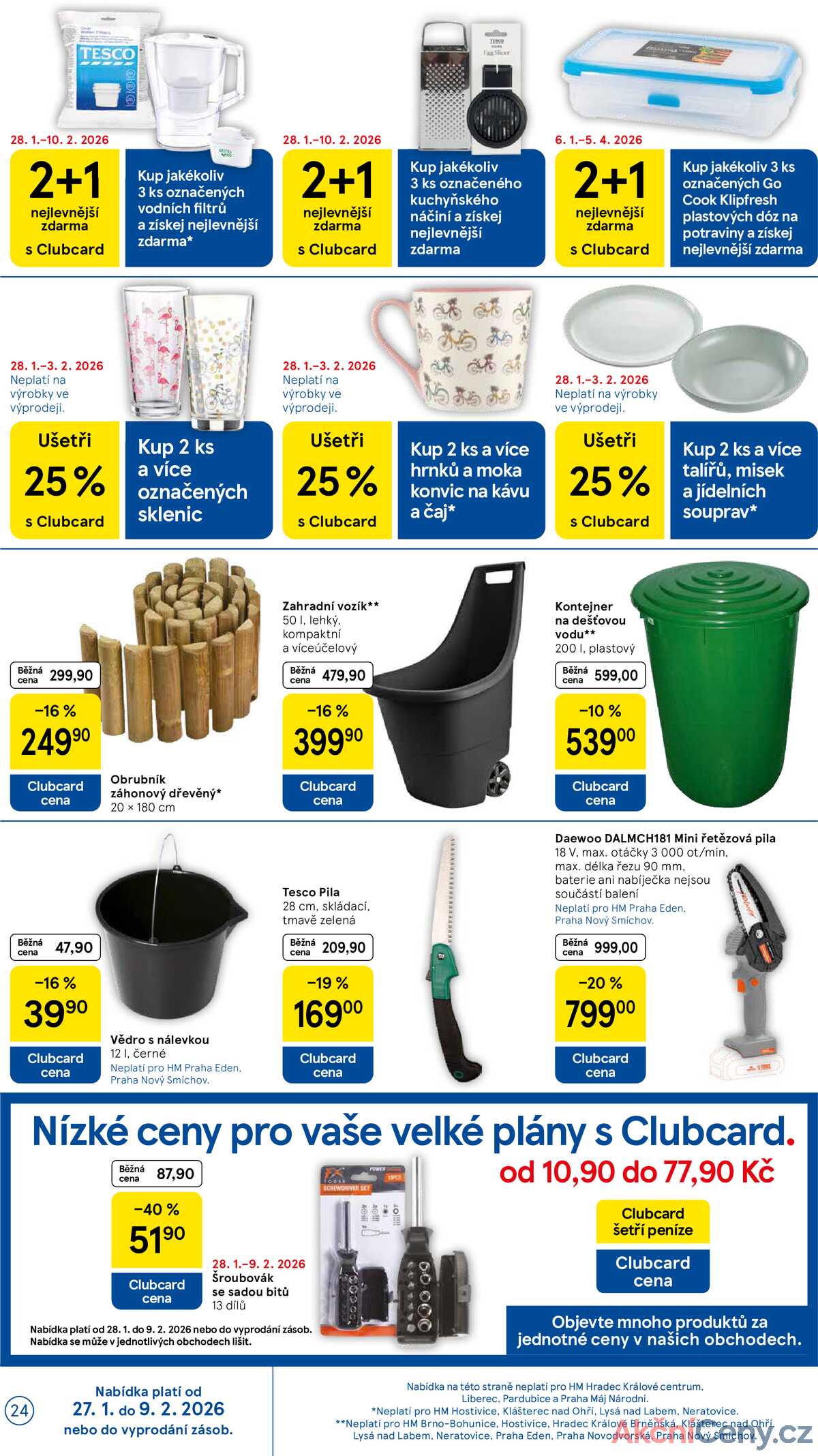 Tesco malé hypermarkety od 28.1. do 3.2.2026 strana 24