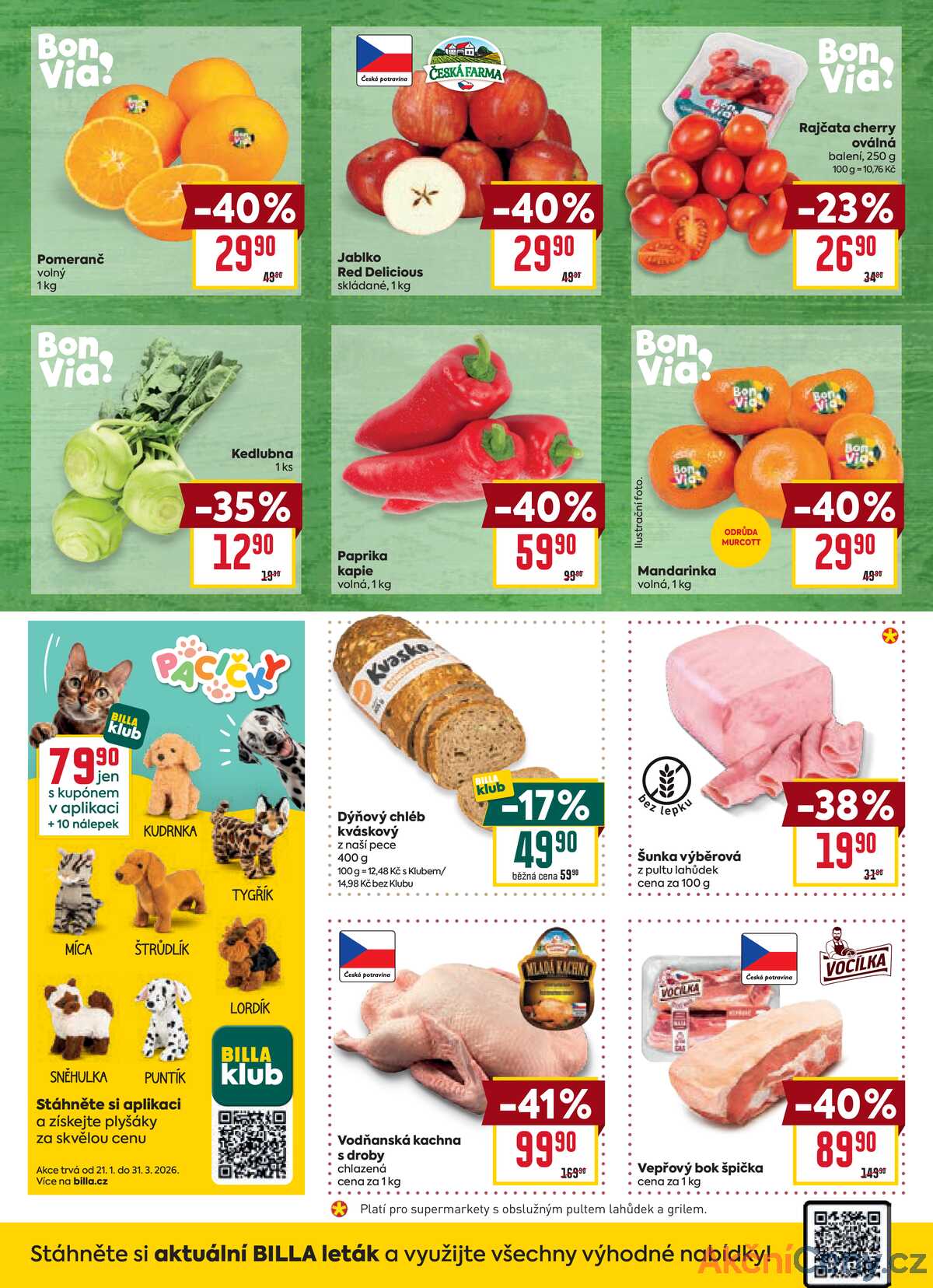 Billa malý leták od 28.1. do 3.2.2026 strana 2