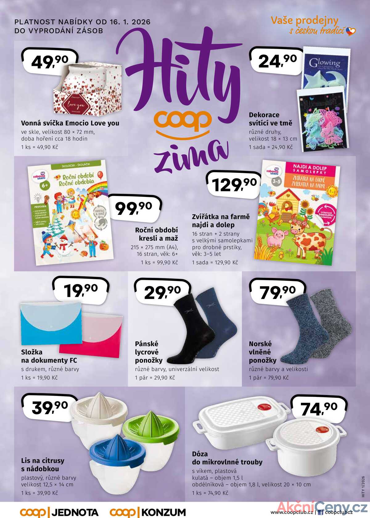 COOP Hity zima do 31.1. strana 1