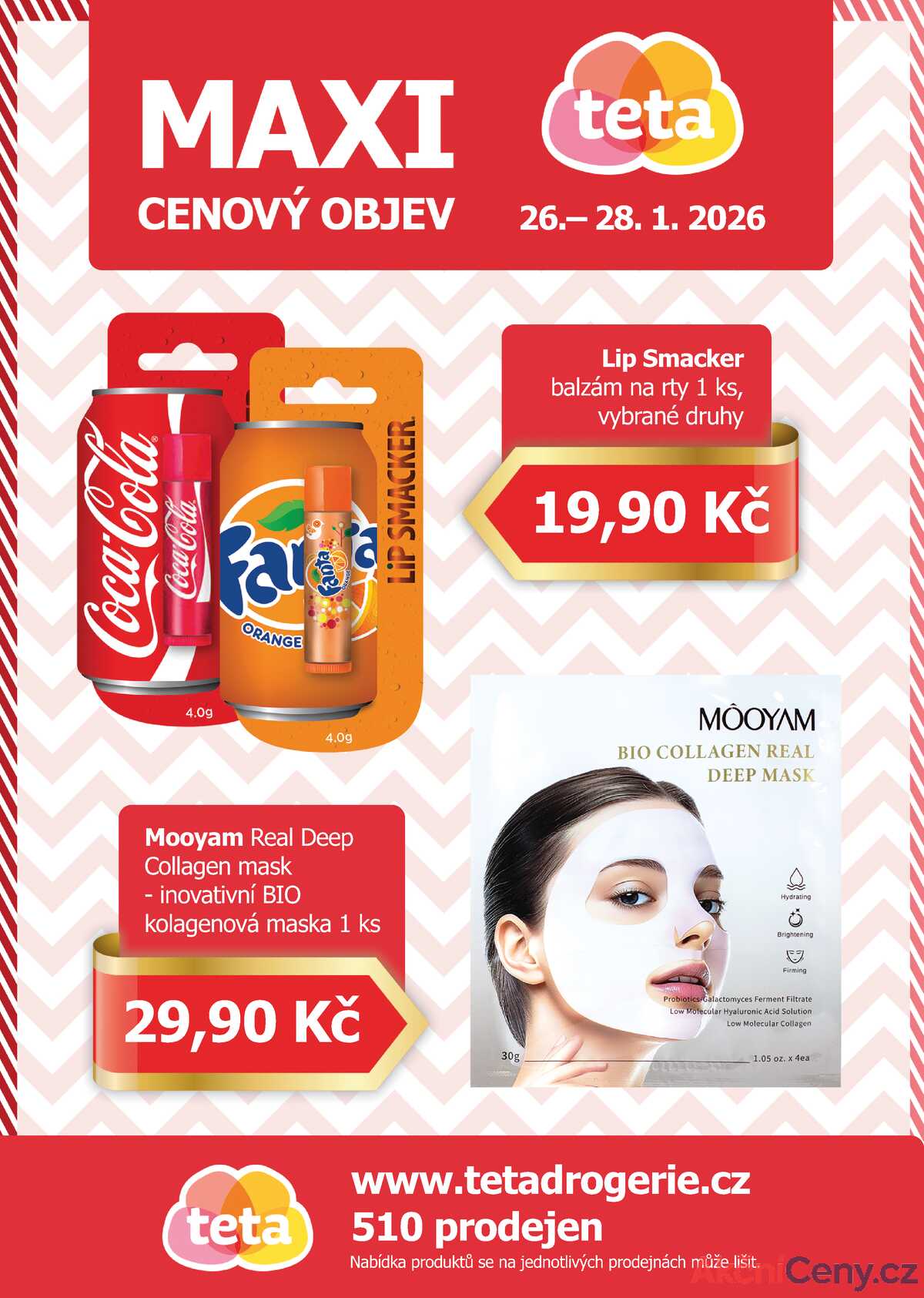 Teta drogerie Maxi cenový objev od 26.1. do 28.1.2026 strana 1