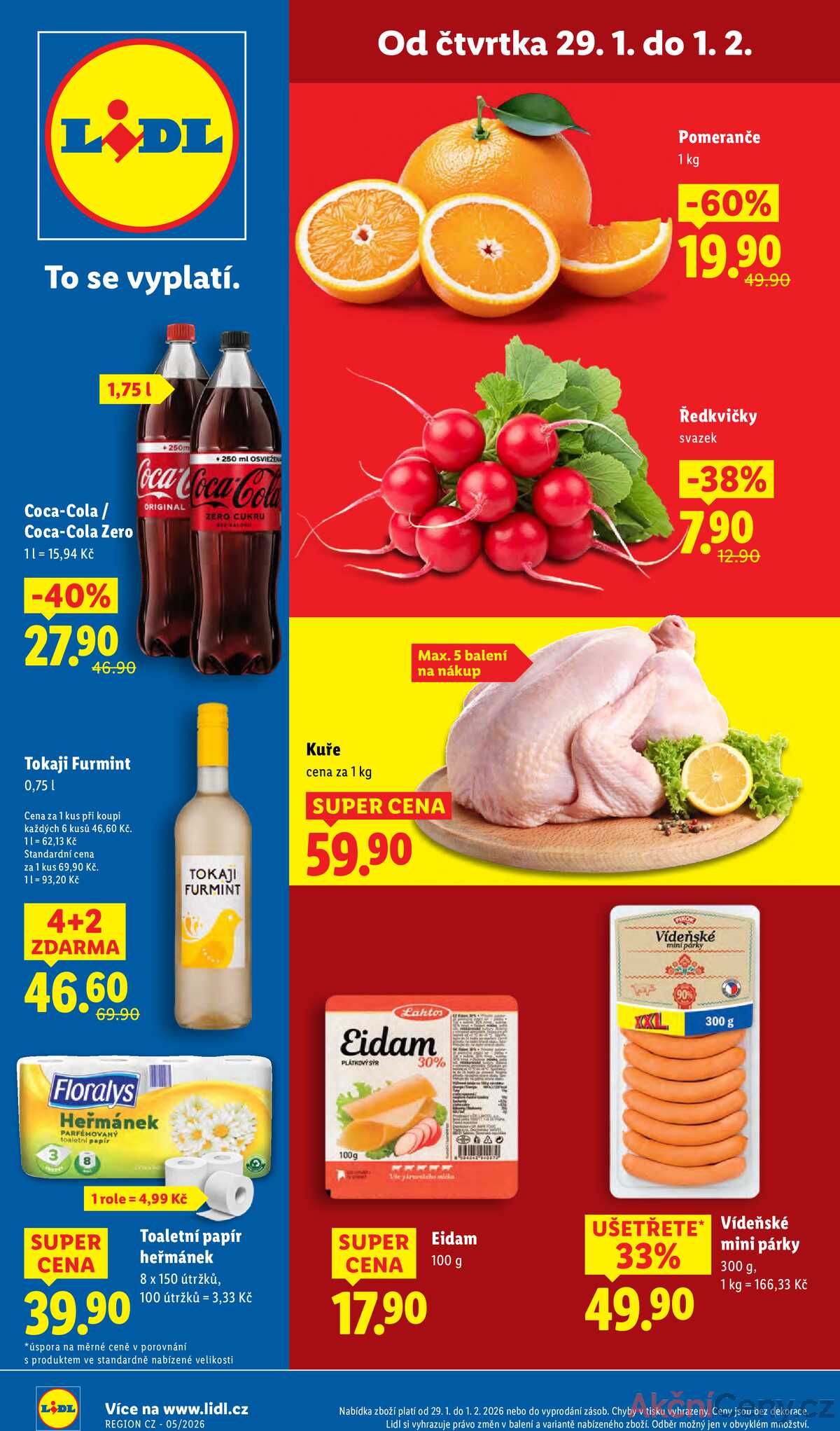 Lidl Čtvrtek od 29.1. do 1.2.2026 strana 1