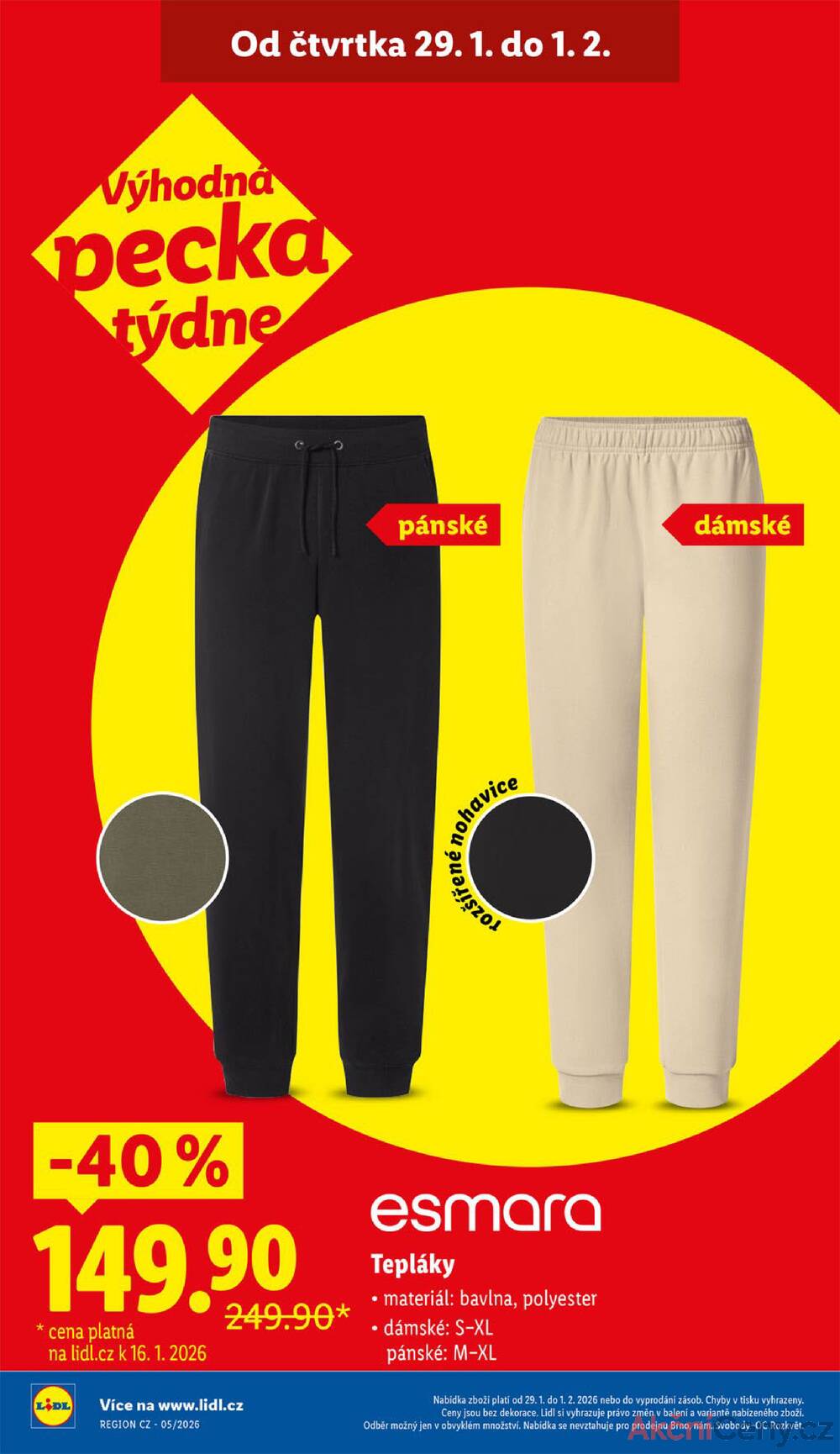 Lidl Čtvrtek od 29.1. do 1.2.2026