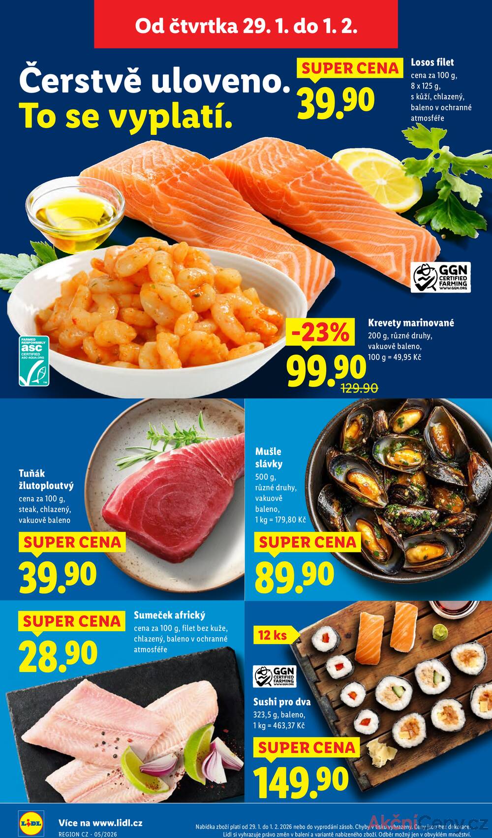 Lidl Čtvrtek od 29.1. do 1.2.2026