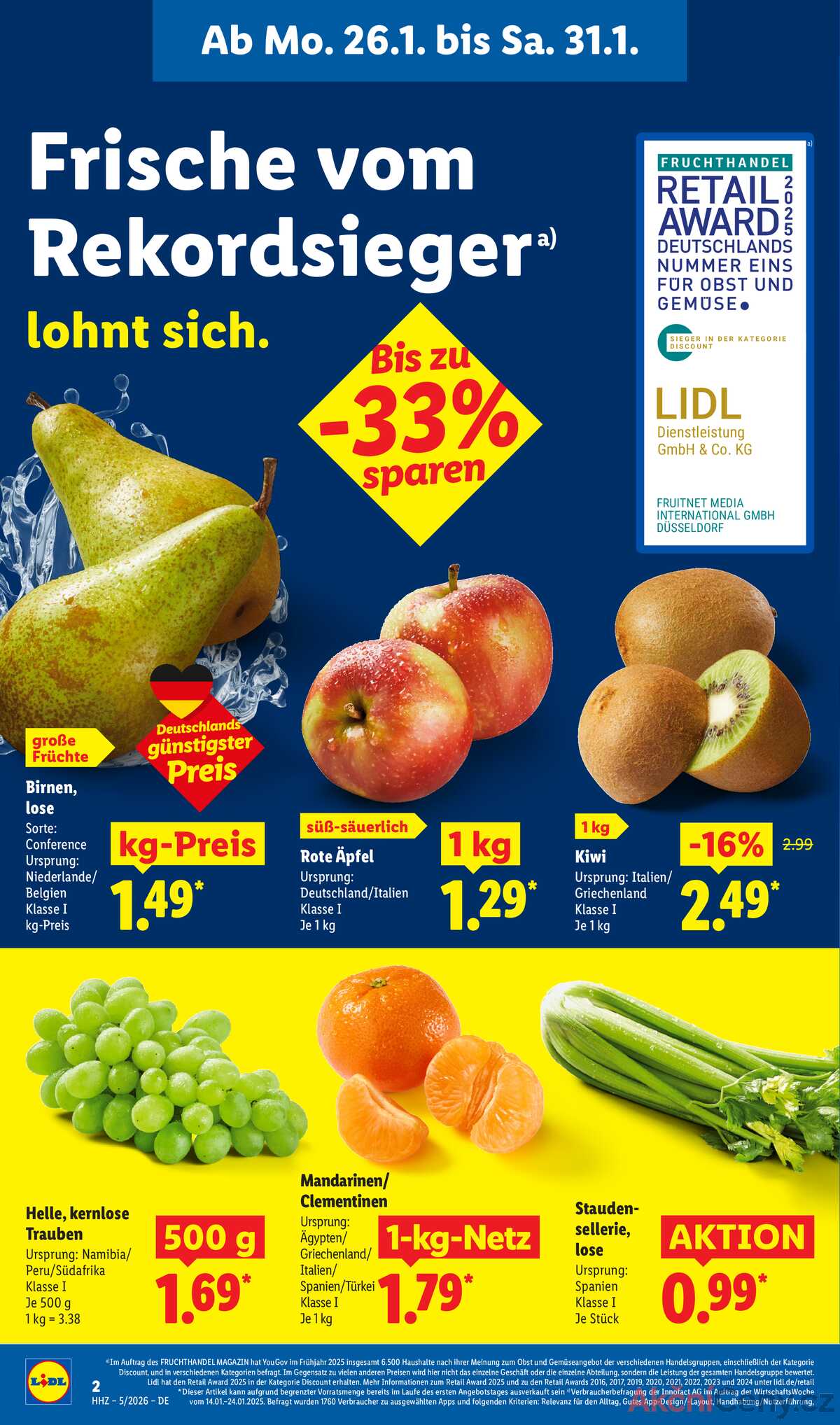 Leták Lidl Německo 26.1.-31.1.2026 strana 8