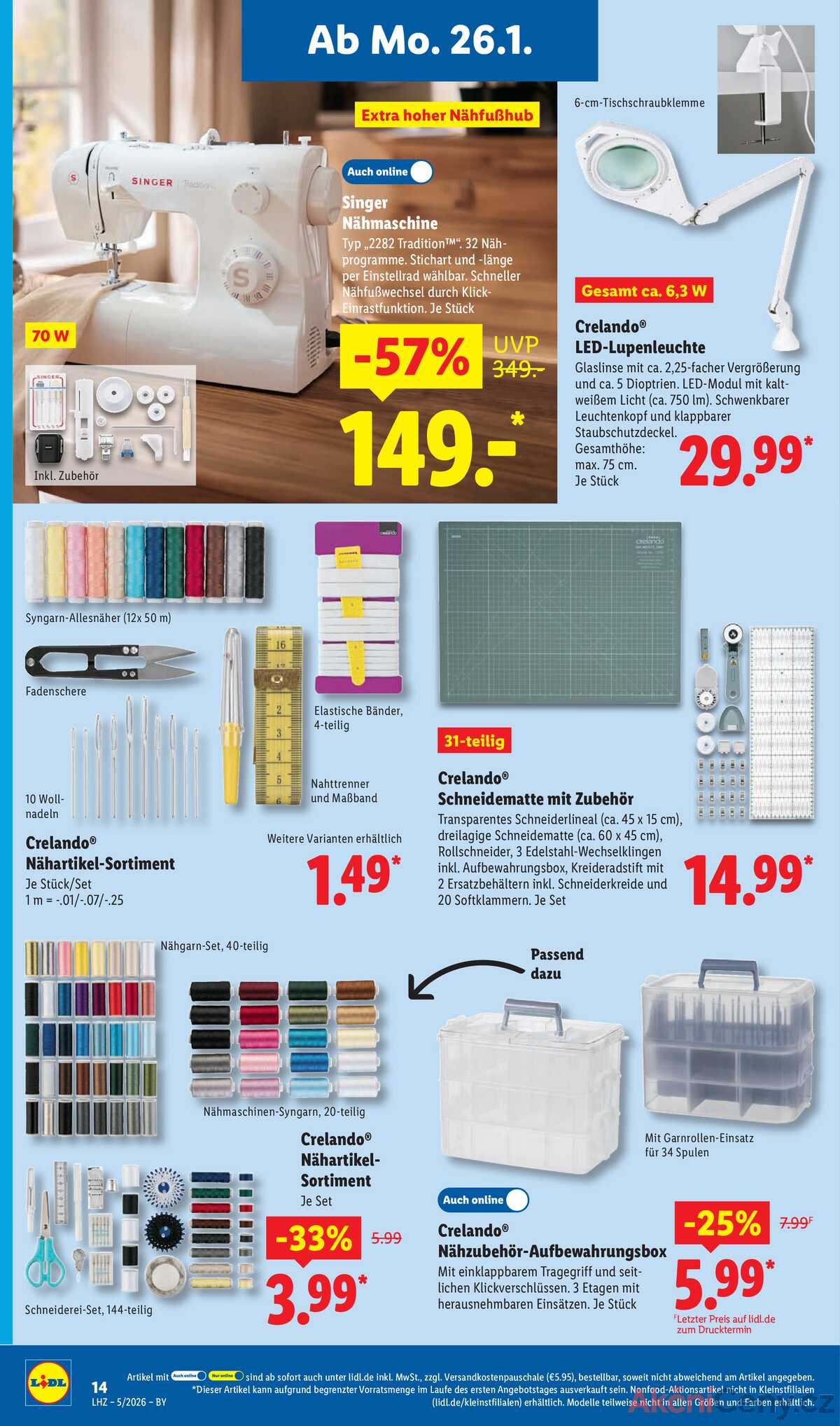 Leták Lidl Německo 26.1.-31.1.2026 strana 34