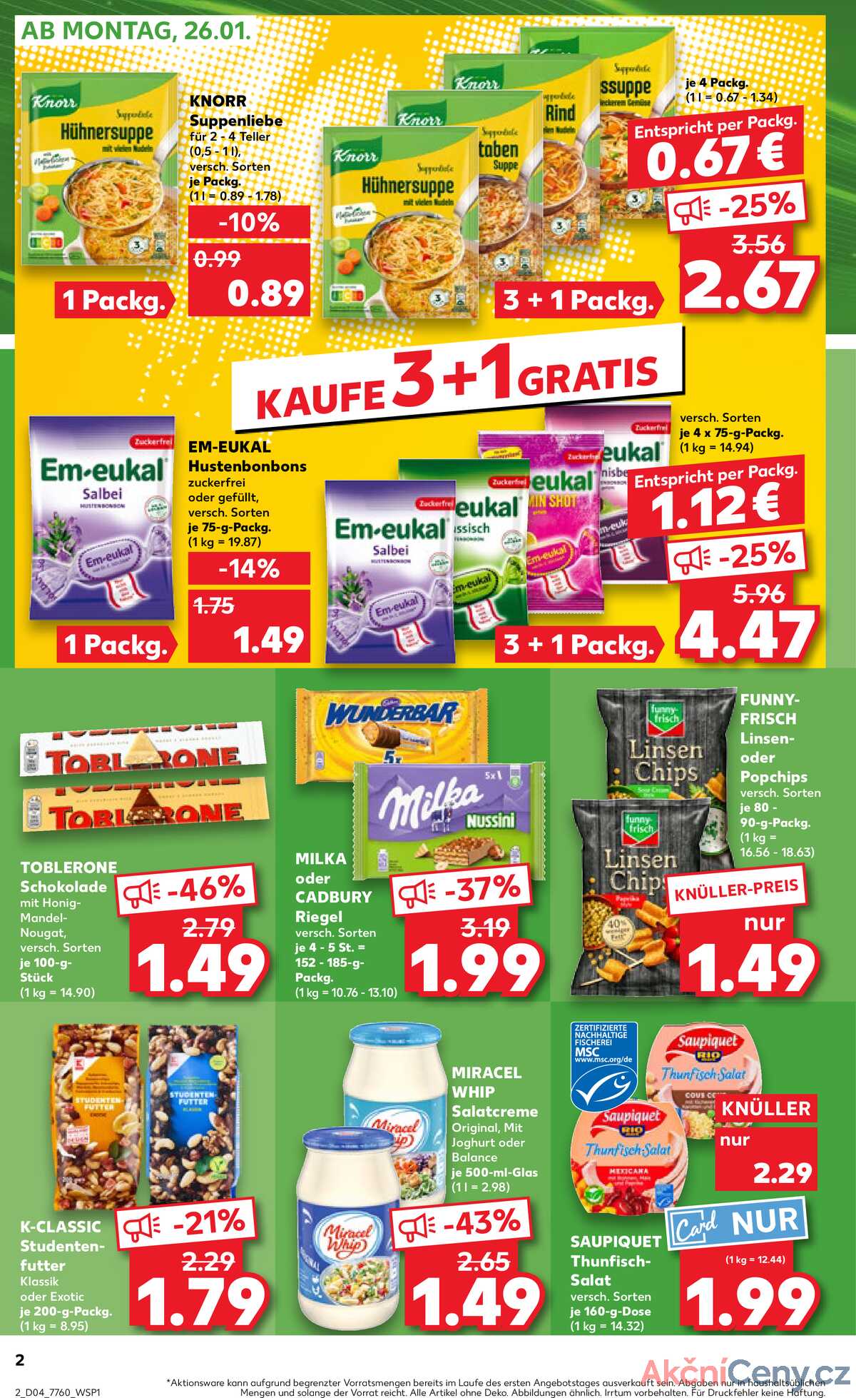 Leták Kaufland Německo 25.1.-28.1.2026 strana 2