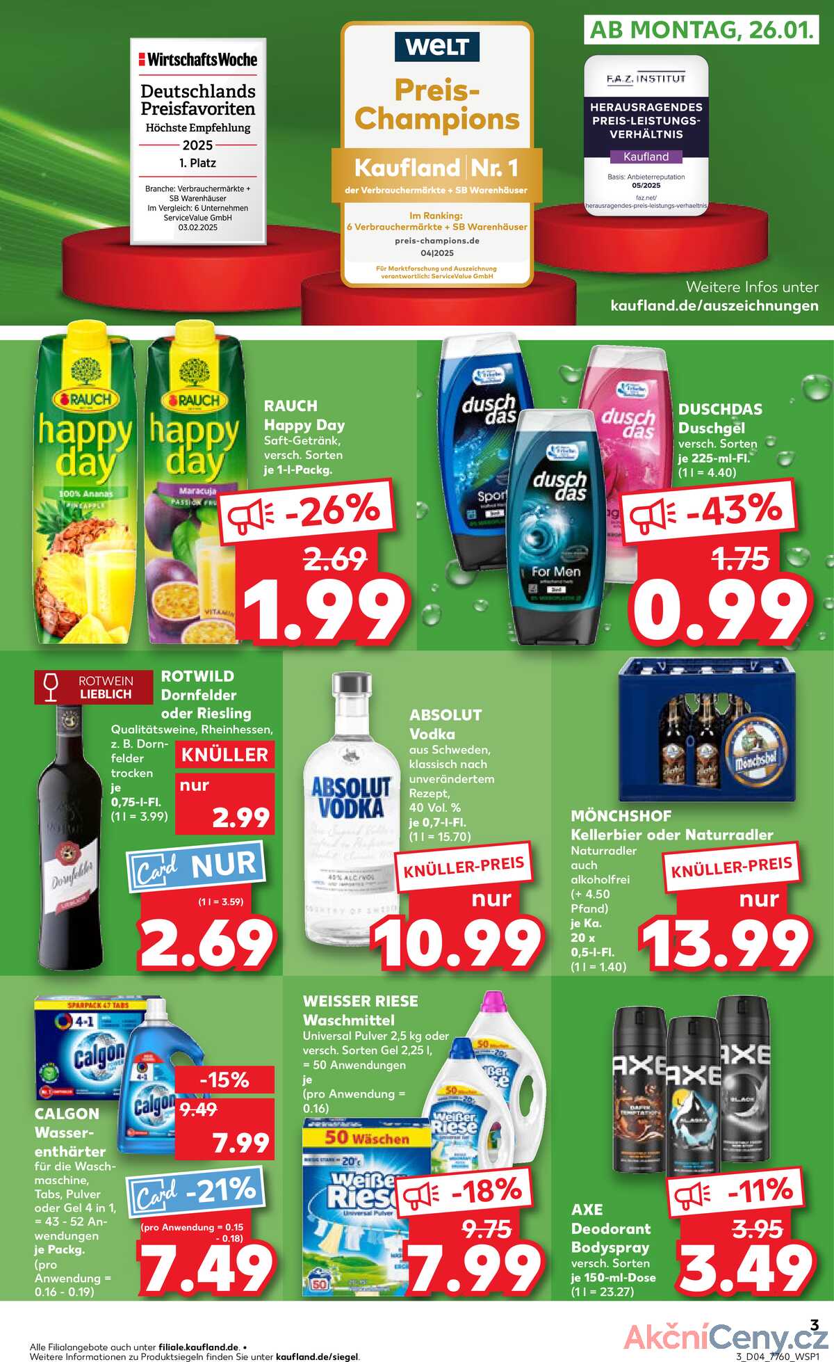 Leták Kaufland Německo 25.1.-28.1.2026 strana 3