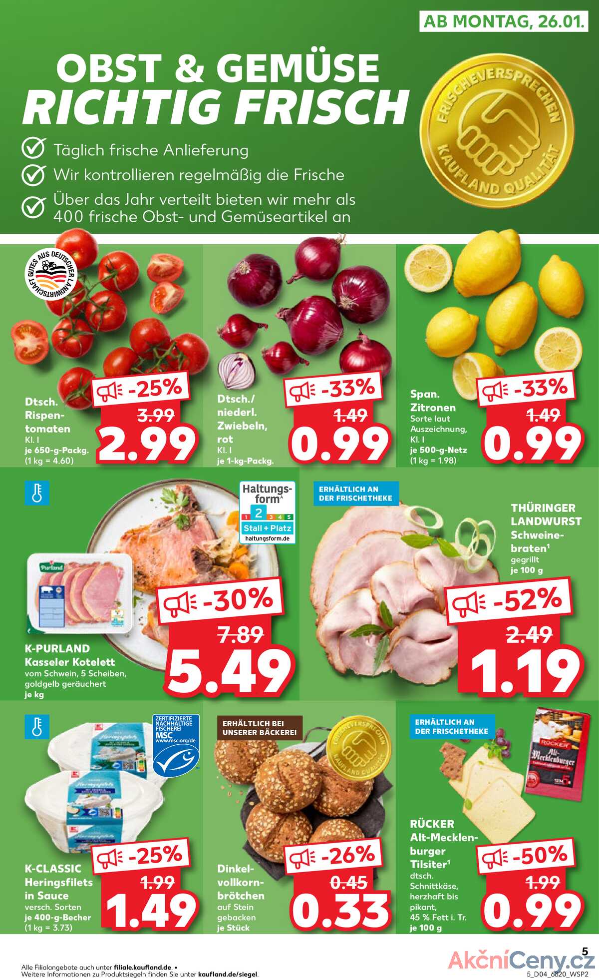 Leták Kaufland Německo 25.1.-28.1.2026 strana 5