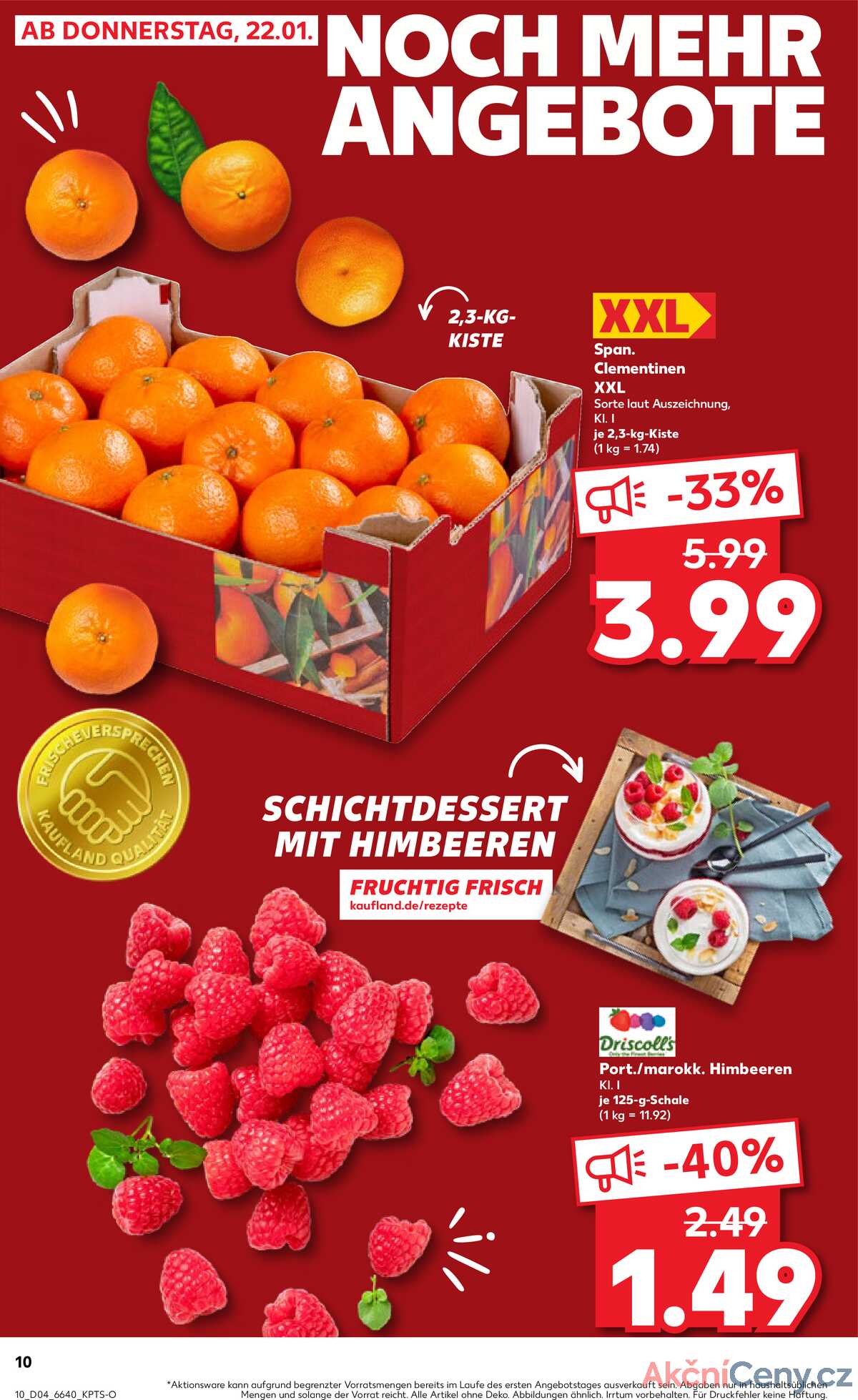 Leták Kaufland Německo 25.1.-28.1.2026 strana 10