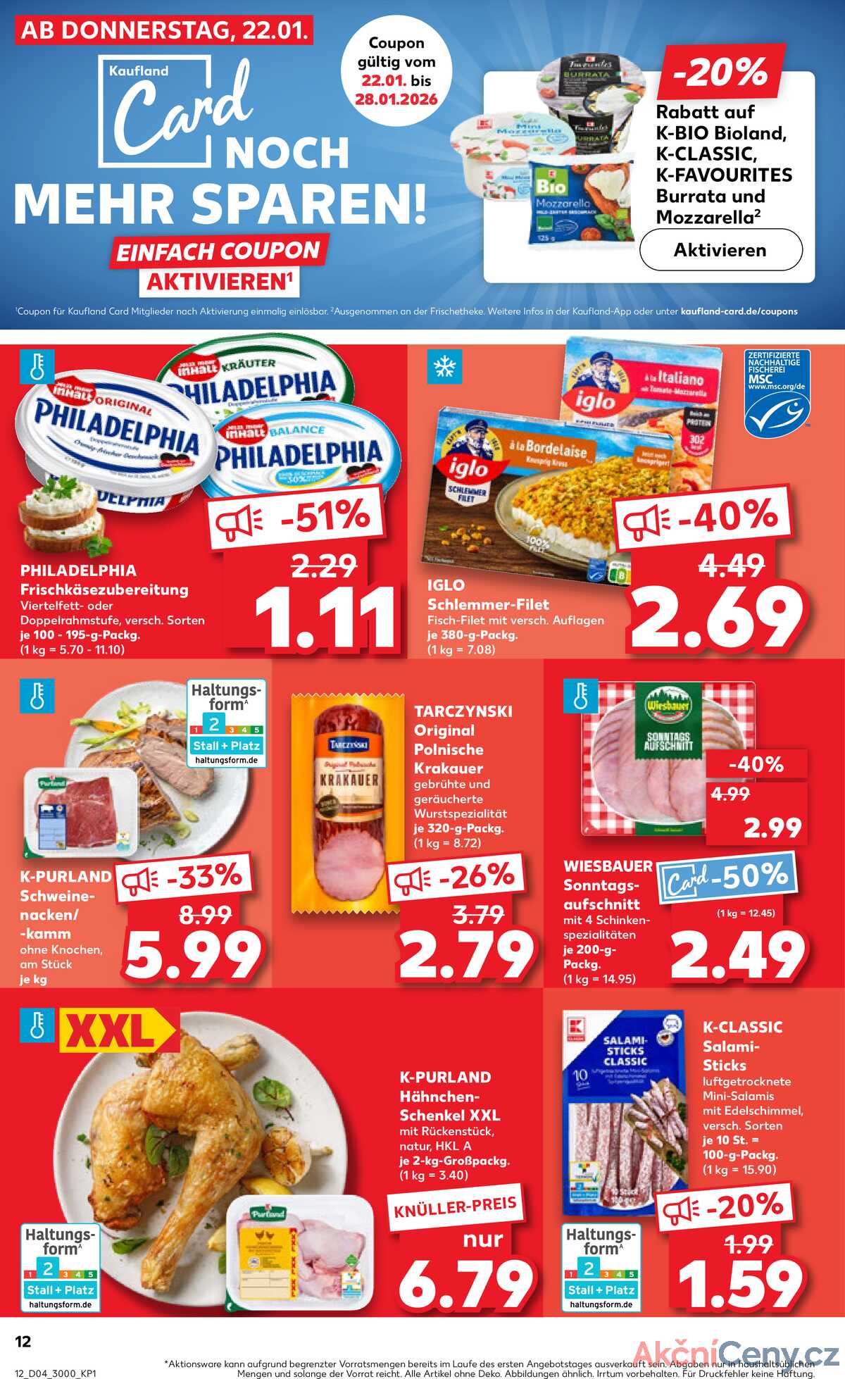 Leták Kaufland Německo 25.1.-28.1.2026 strana 12