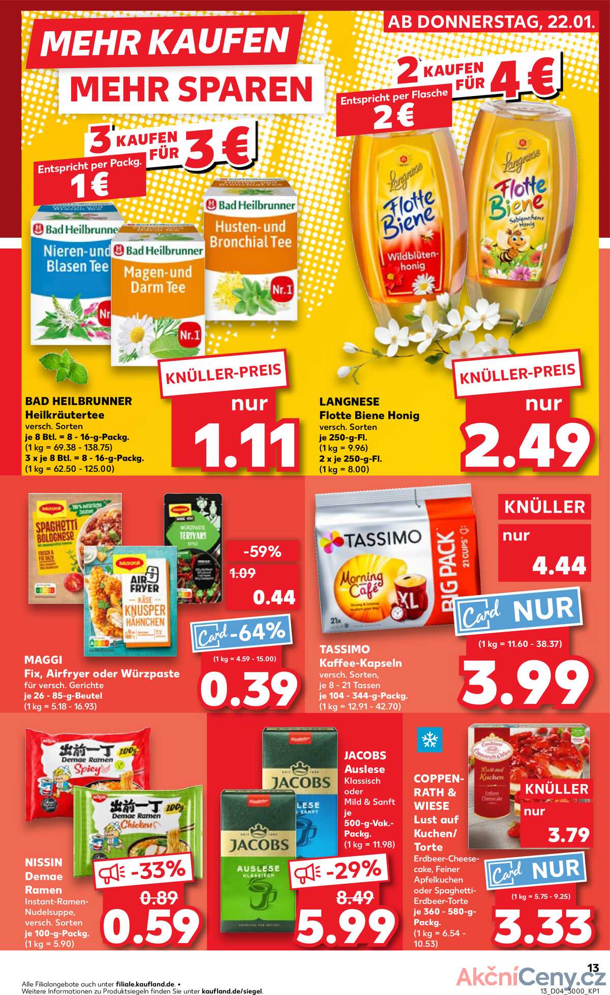 Leták Kaufland Německo 25.1.-28.1.2026 strana 13