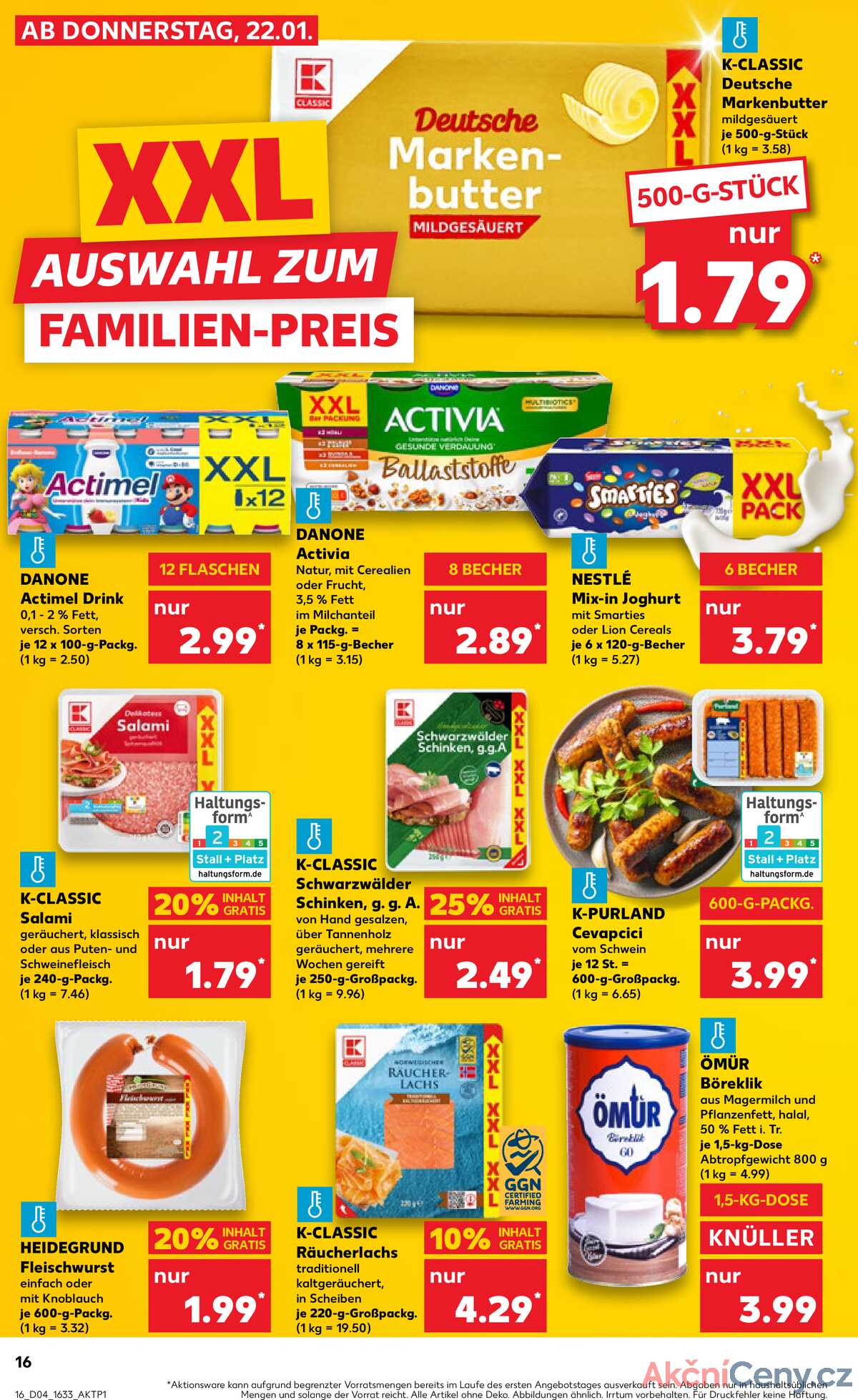 Leták Kaufland Německo 25.1.-28.1.2026 strana 16