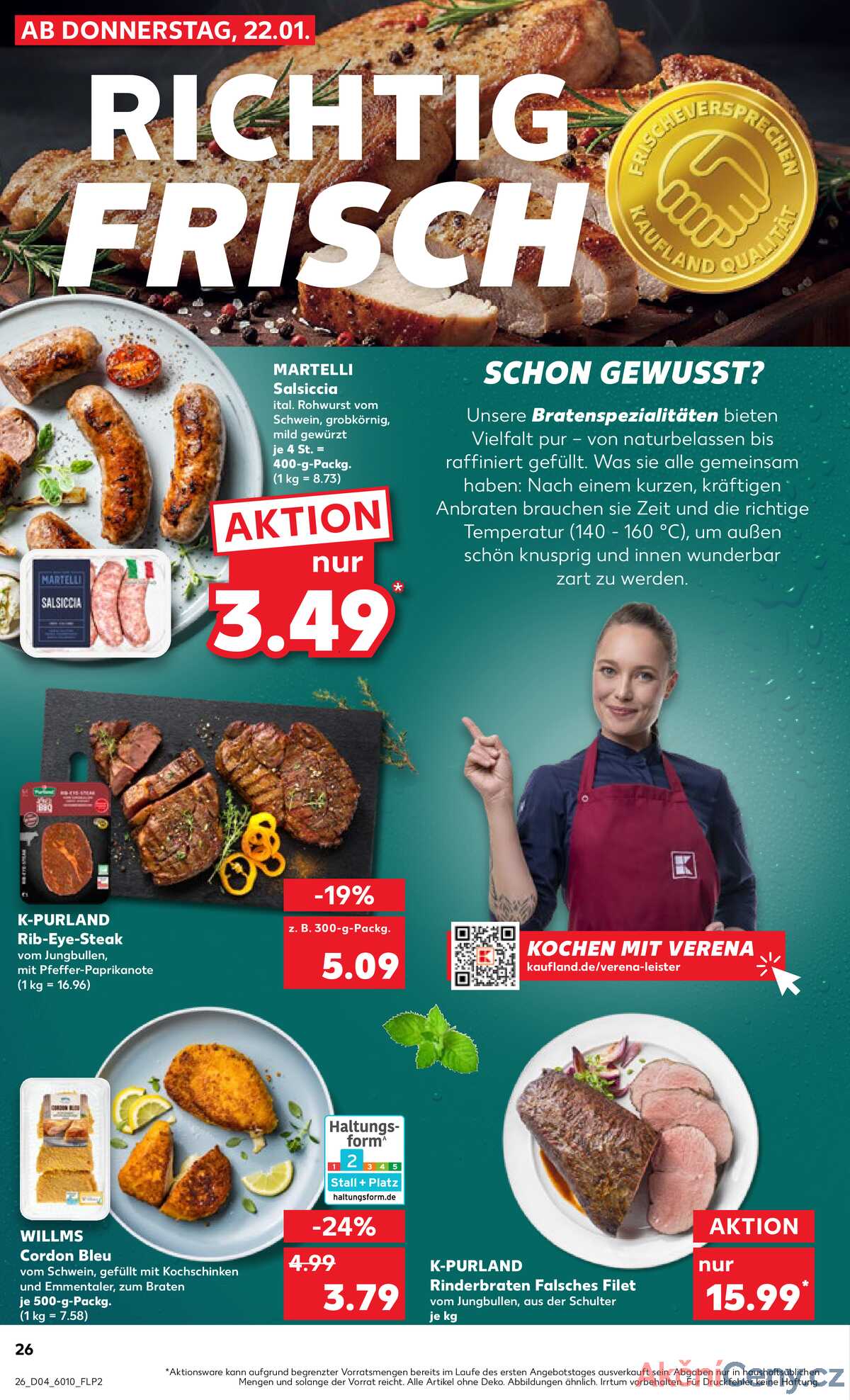 Leták Kaufland Německo 25.1.-28.1.2026 strana 26