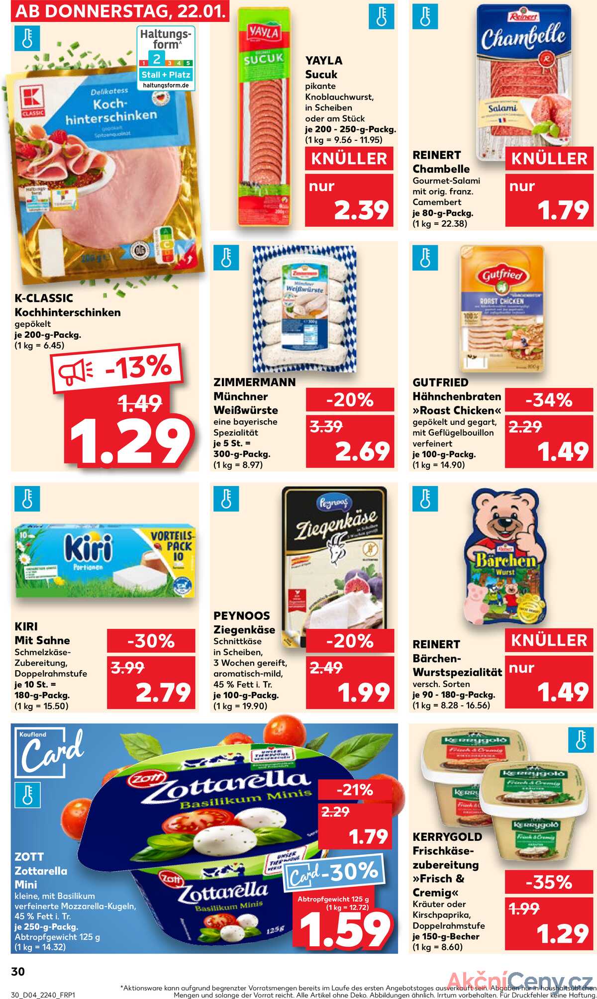 Leták Kaufland Německo 25.1.-28.1.2026 strana 30