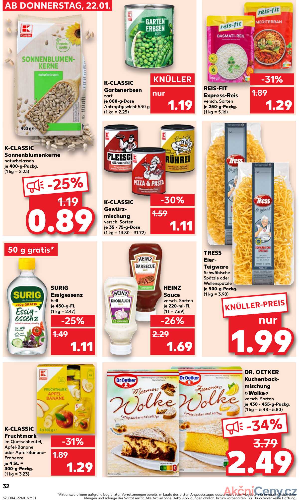 Leták Kaufland Německo 25.1.-28.1.2026 strana 32