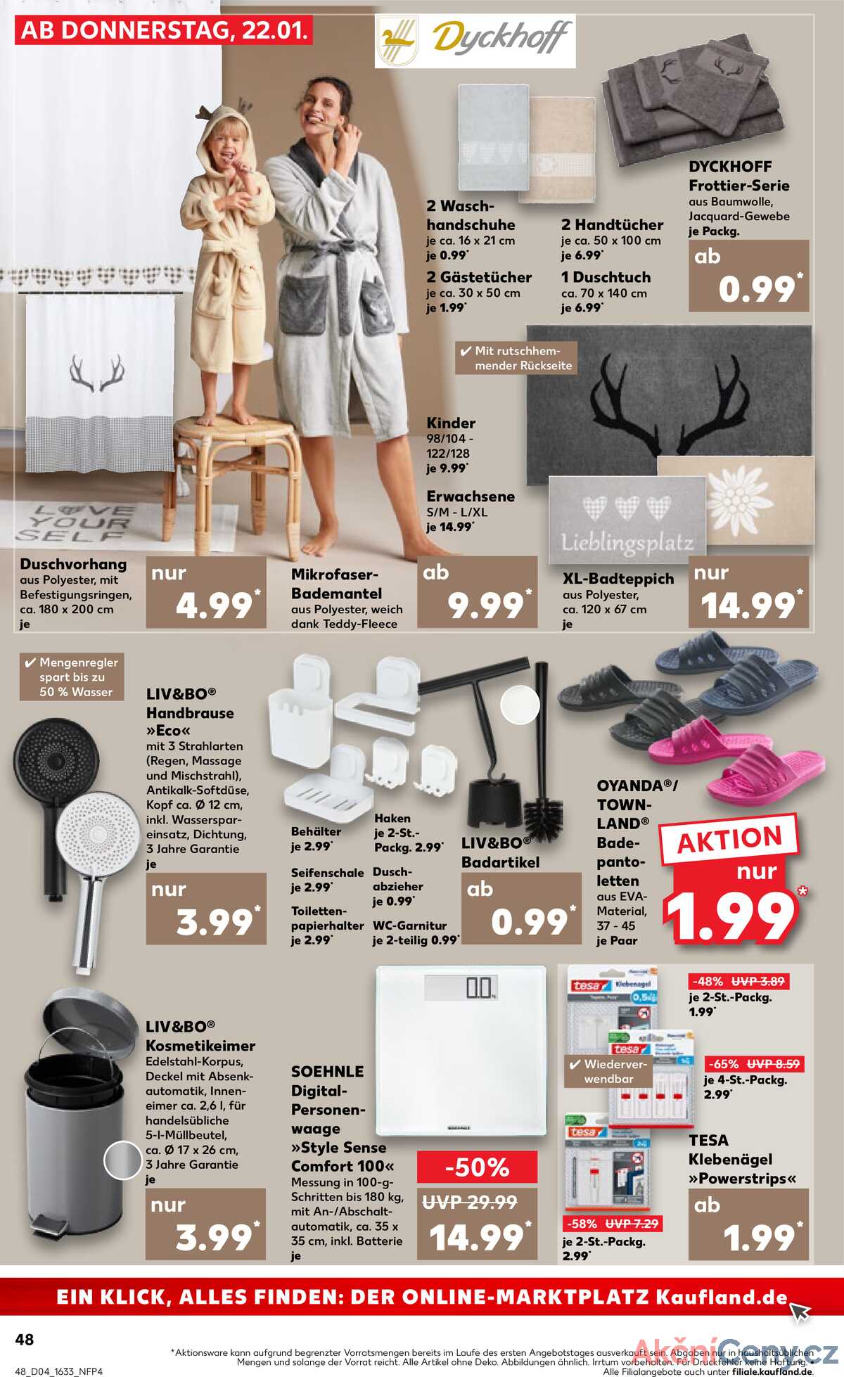 Leták Kaufland Německo 25.1.-28.1.2026 strana 48