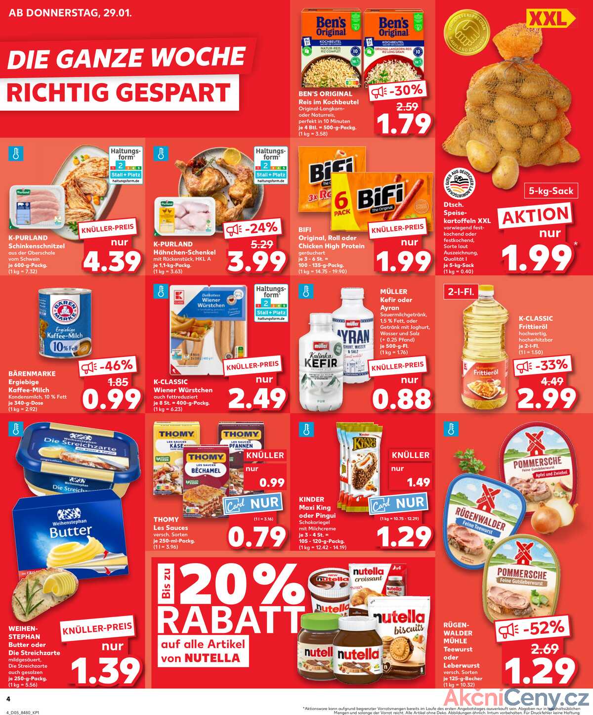 Leták Kaufland Německo 29.1.-4.2.2026 strana 4