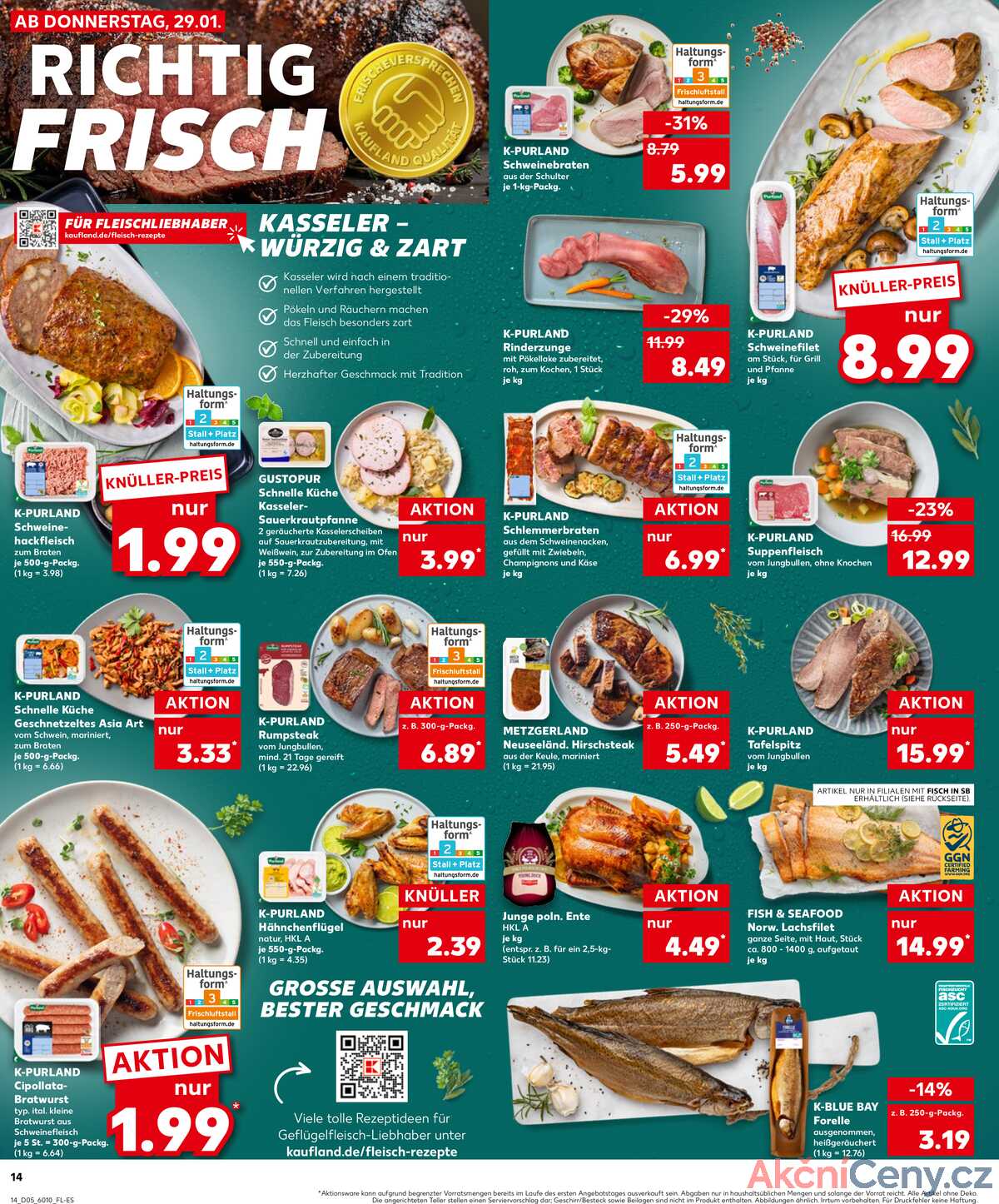 Leták Kaufland Německo 29.1.-4.2.2026 strana 14