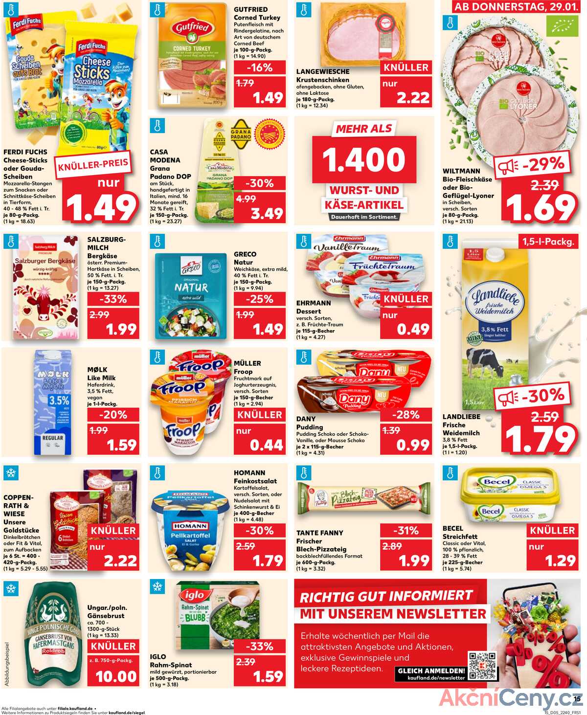 Leták Kaufland Německo 29.1.-4.2.2026 strana 15