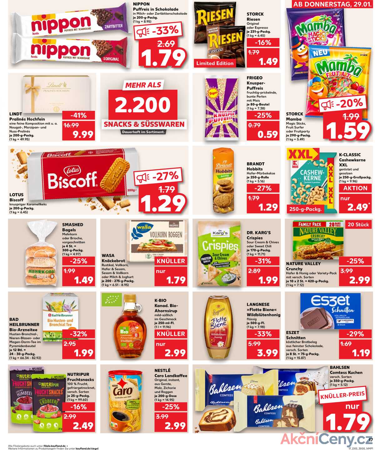 Leták Kaufland Německo 29.1.-4.2.2026 strana 17