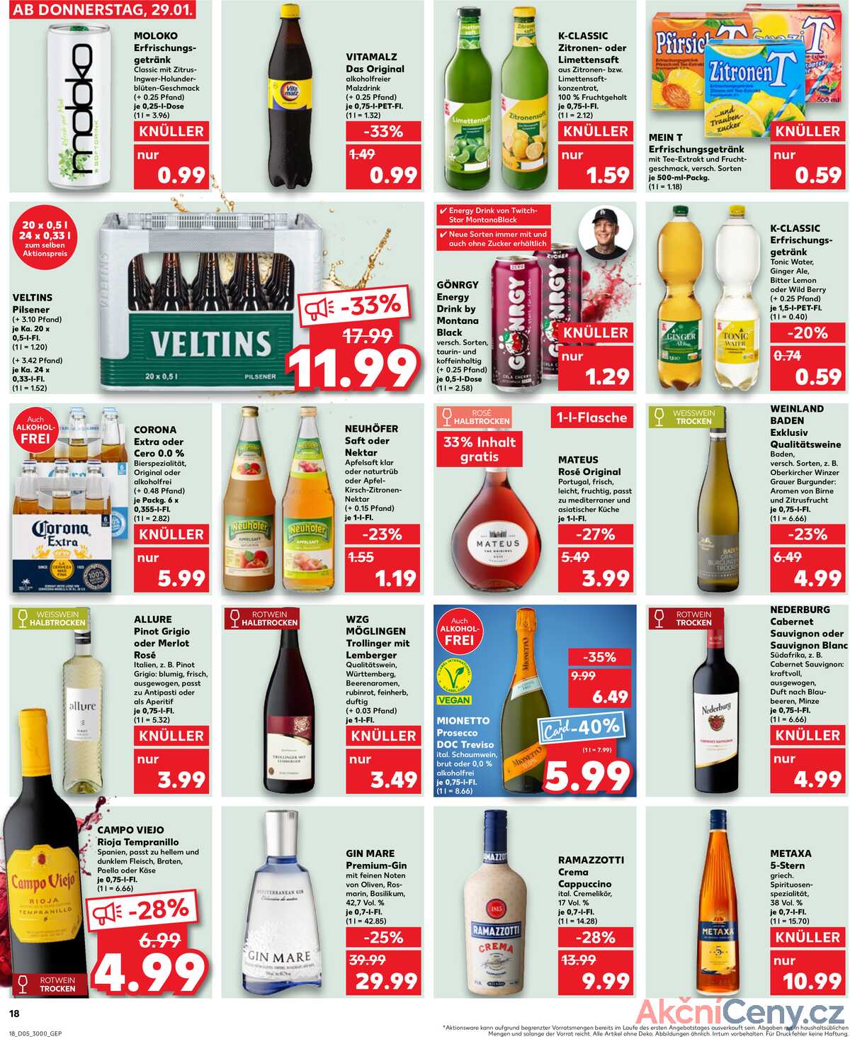 Leták Kaufland Německo 29.1.-4.2.2026 strana 18