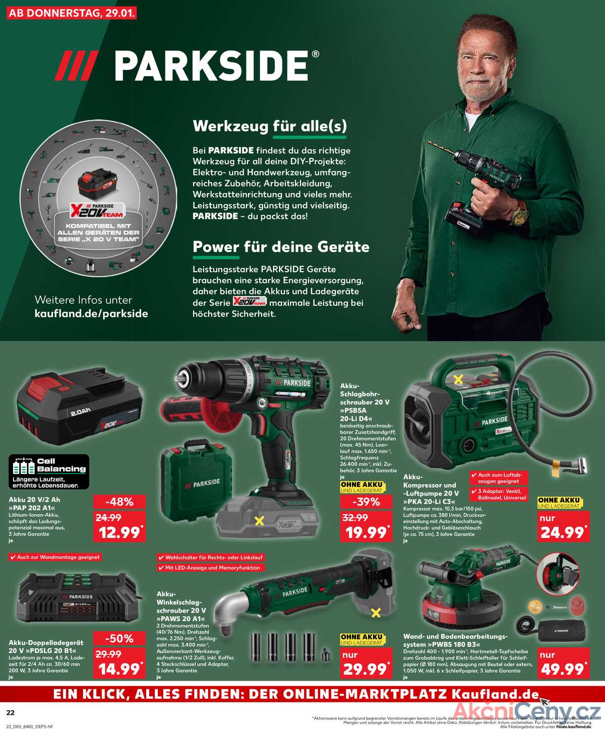 Leták Kaufland Německo 29.1.-4.2.2026 strana 22