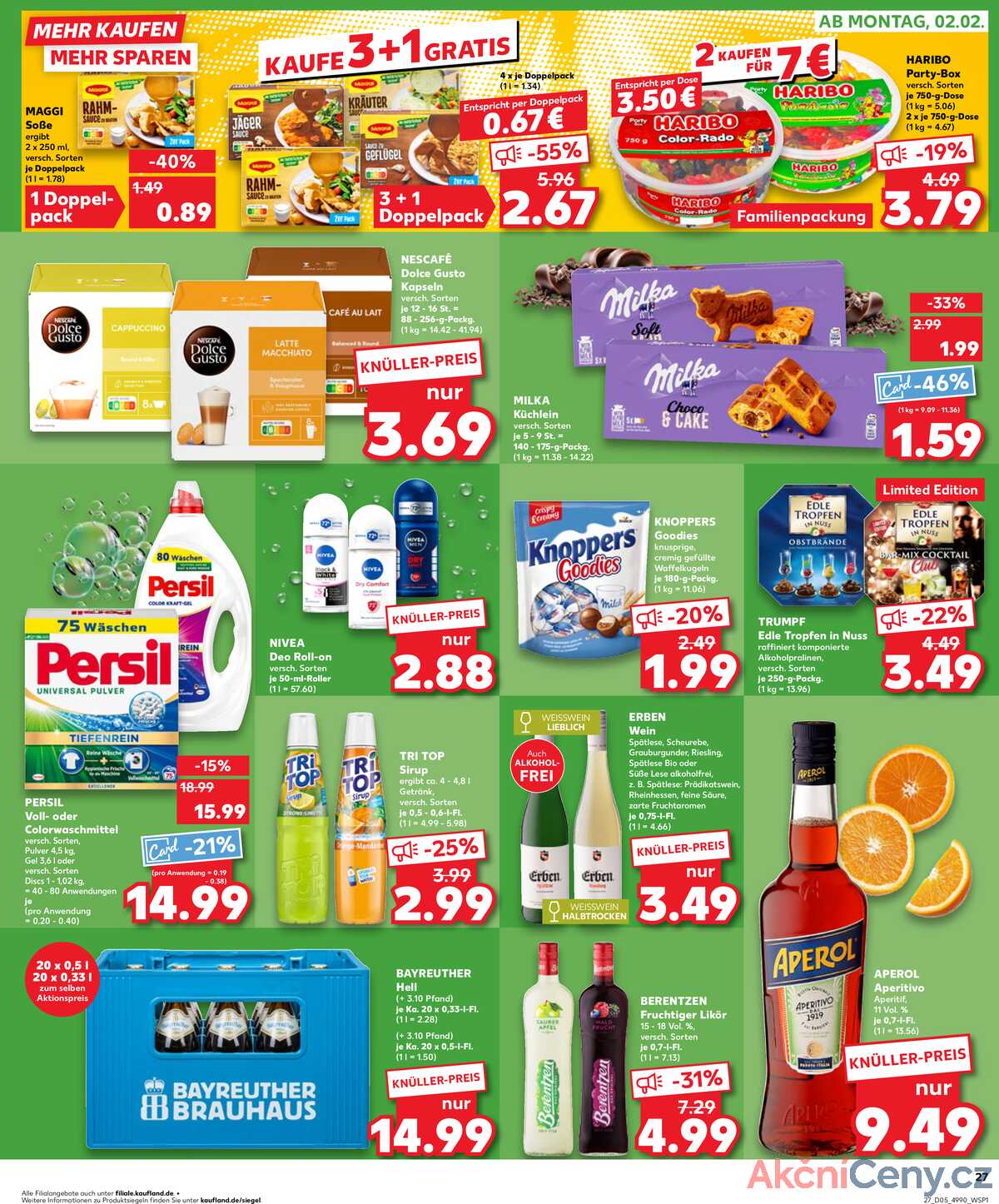 Leták Kaufland Německo 29.1.-4.2.2026 strana 27