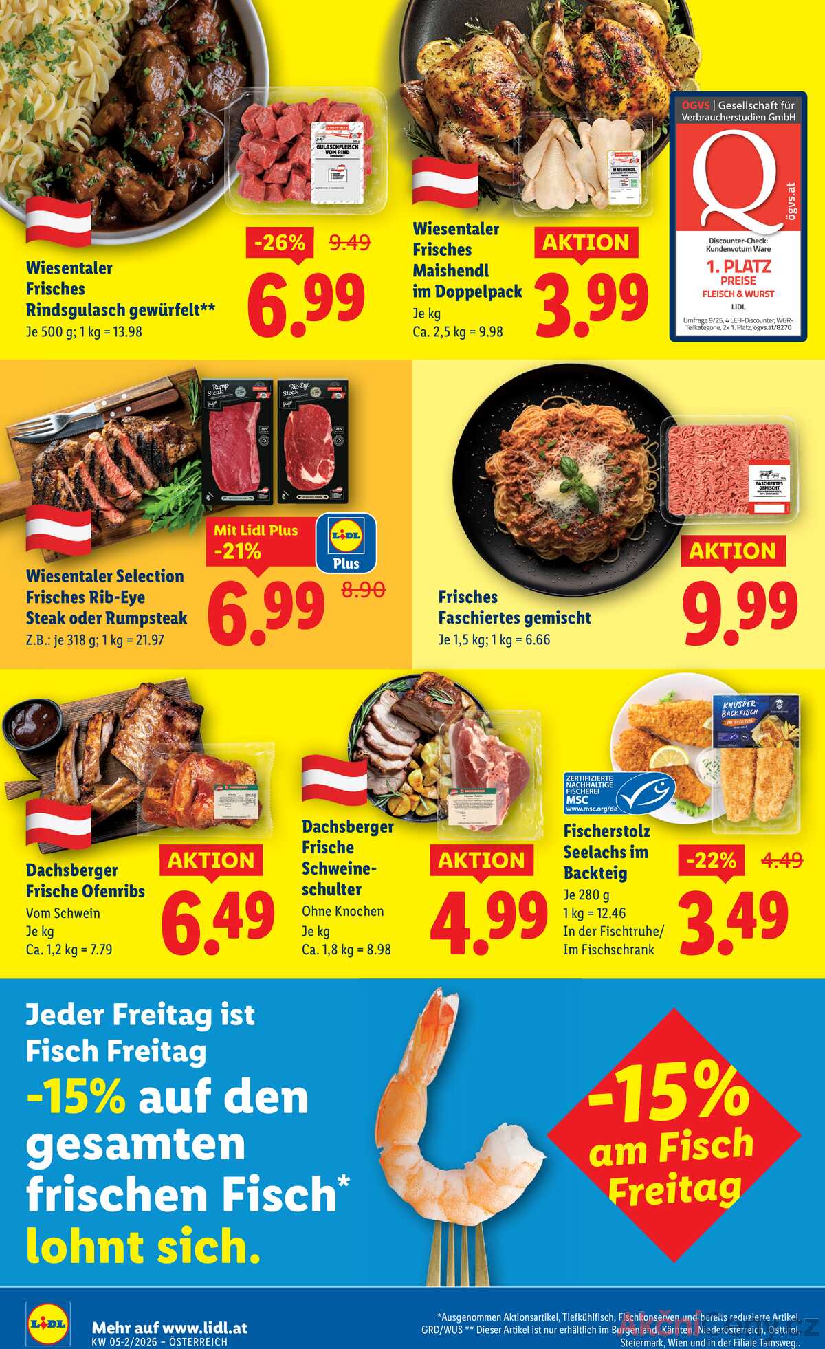 Leták Lidl Rakousko 29.1.-4.2.2026 strana 8