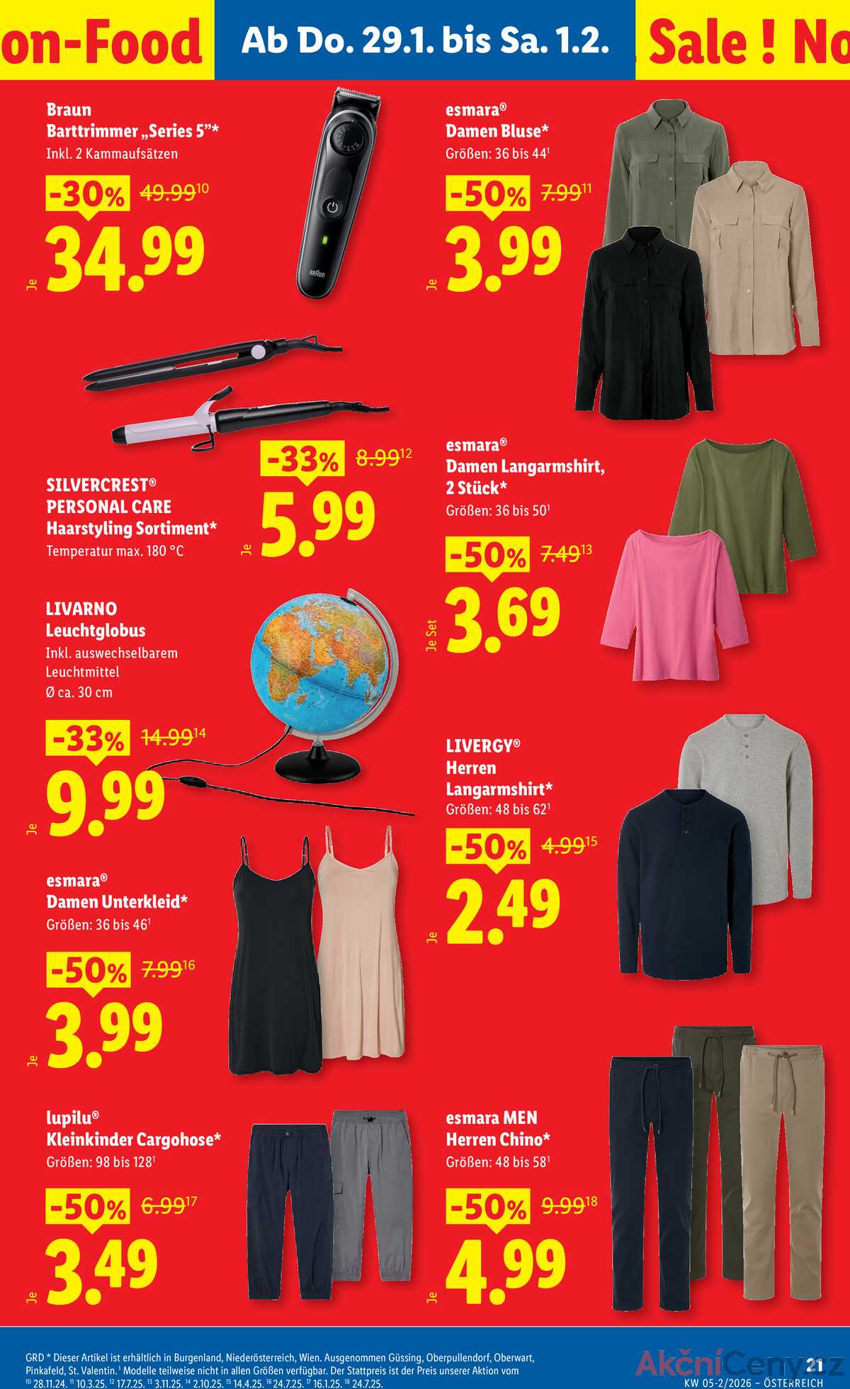 Leták Lidl Rakousko 29.1.-4.2.2026 strana 23
