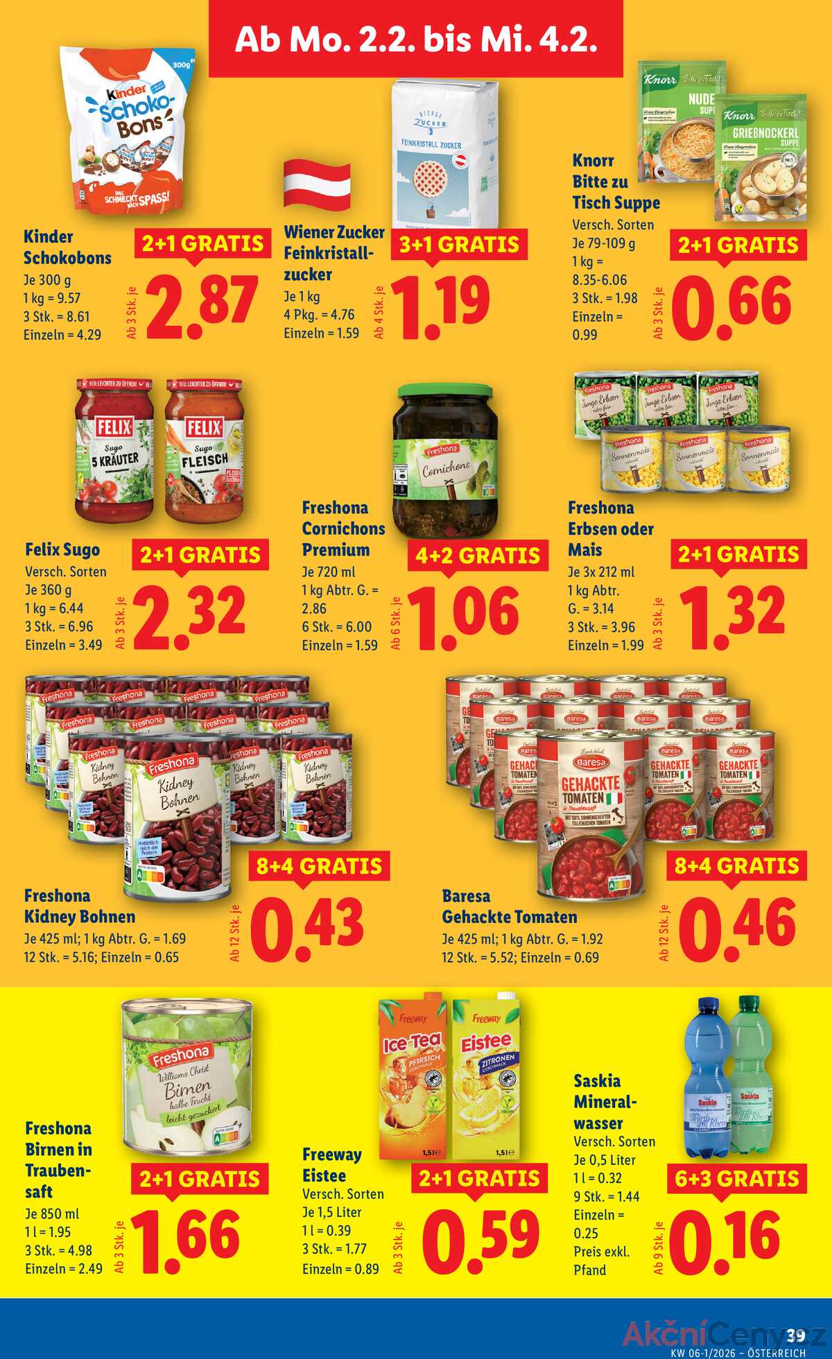 Leták Lidl Rakousko 29.1.-4.2.2026 strana 43