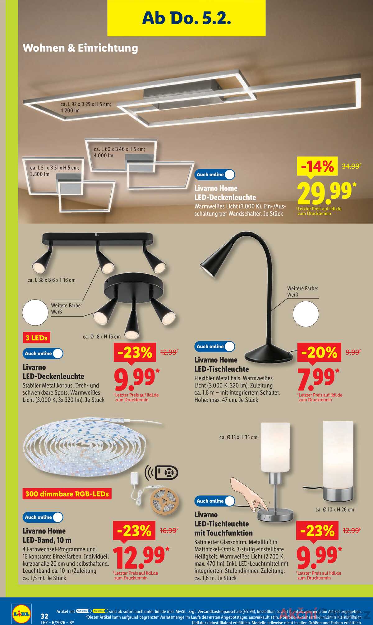 Leták Lidl Německo 2.2.-7.2.2026 strana 42