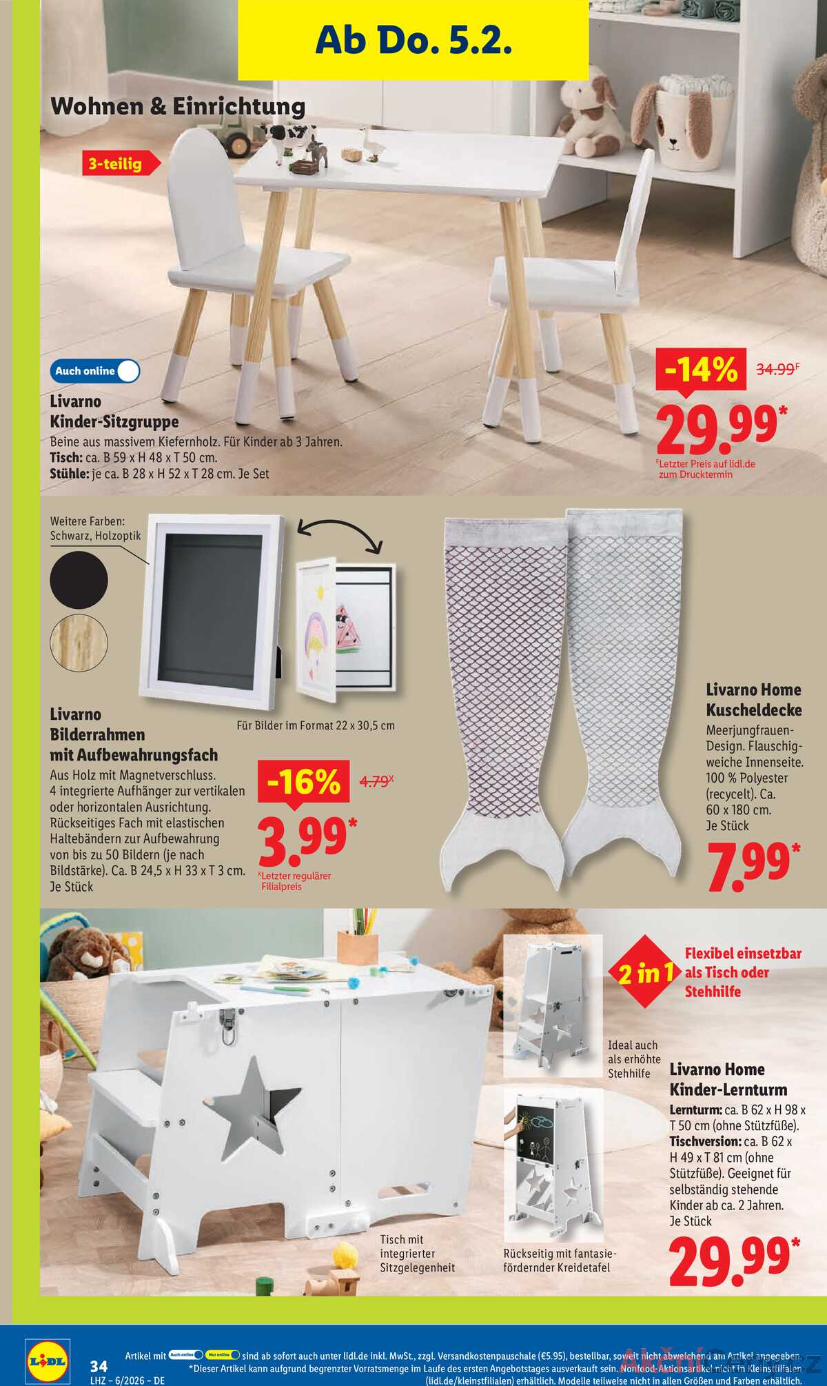 Leták Lidl Německo 2.2.-7.2.2026 strana 44