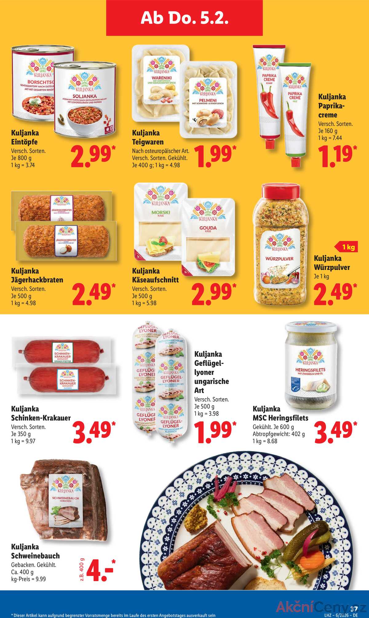 Leták Lidl Německo 2.2.-7.2.2026 strana 51