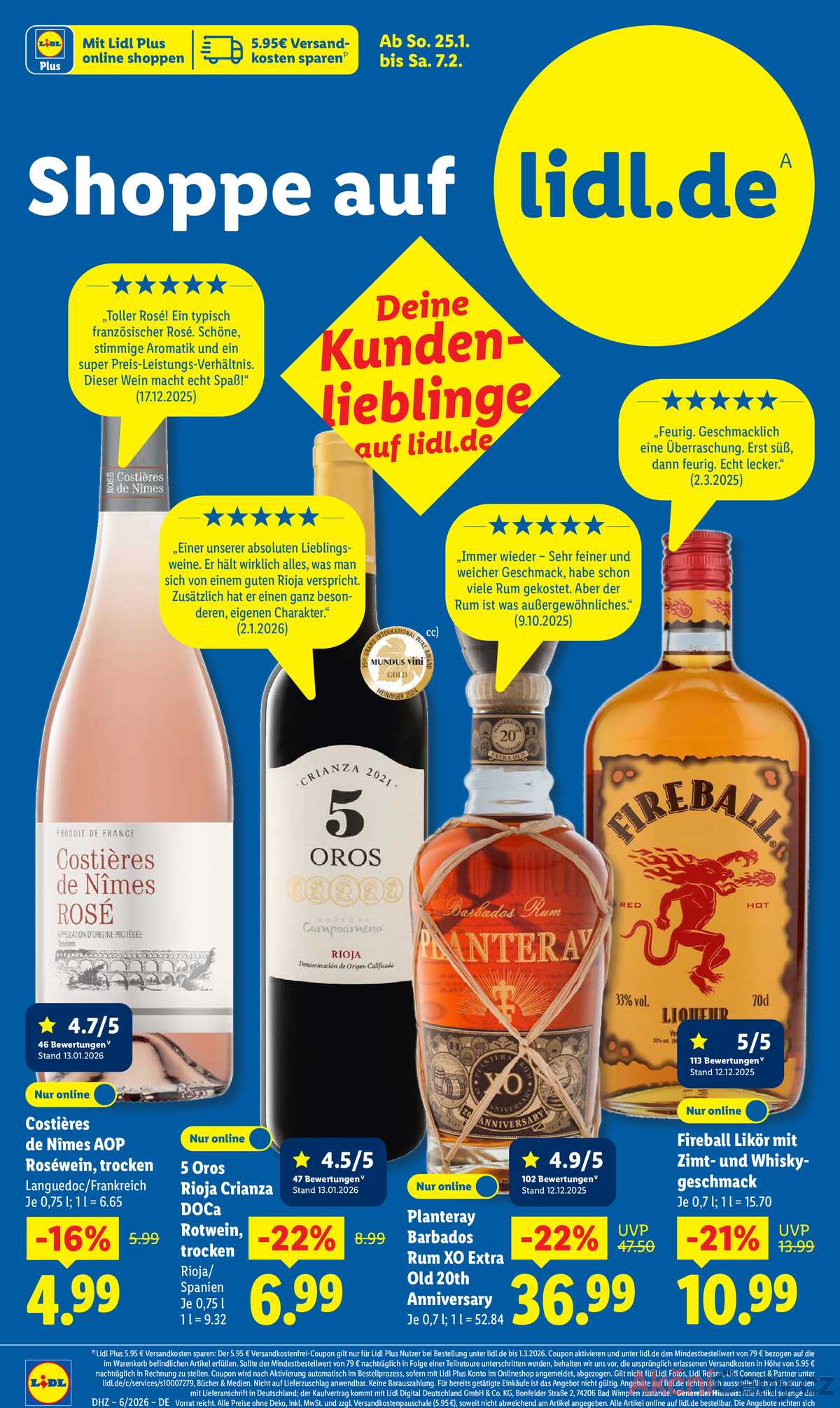 Leták Lidl Německo 2.2.-7.2.2026 strana 56