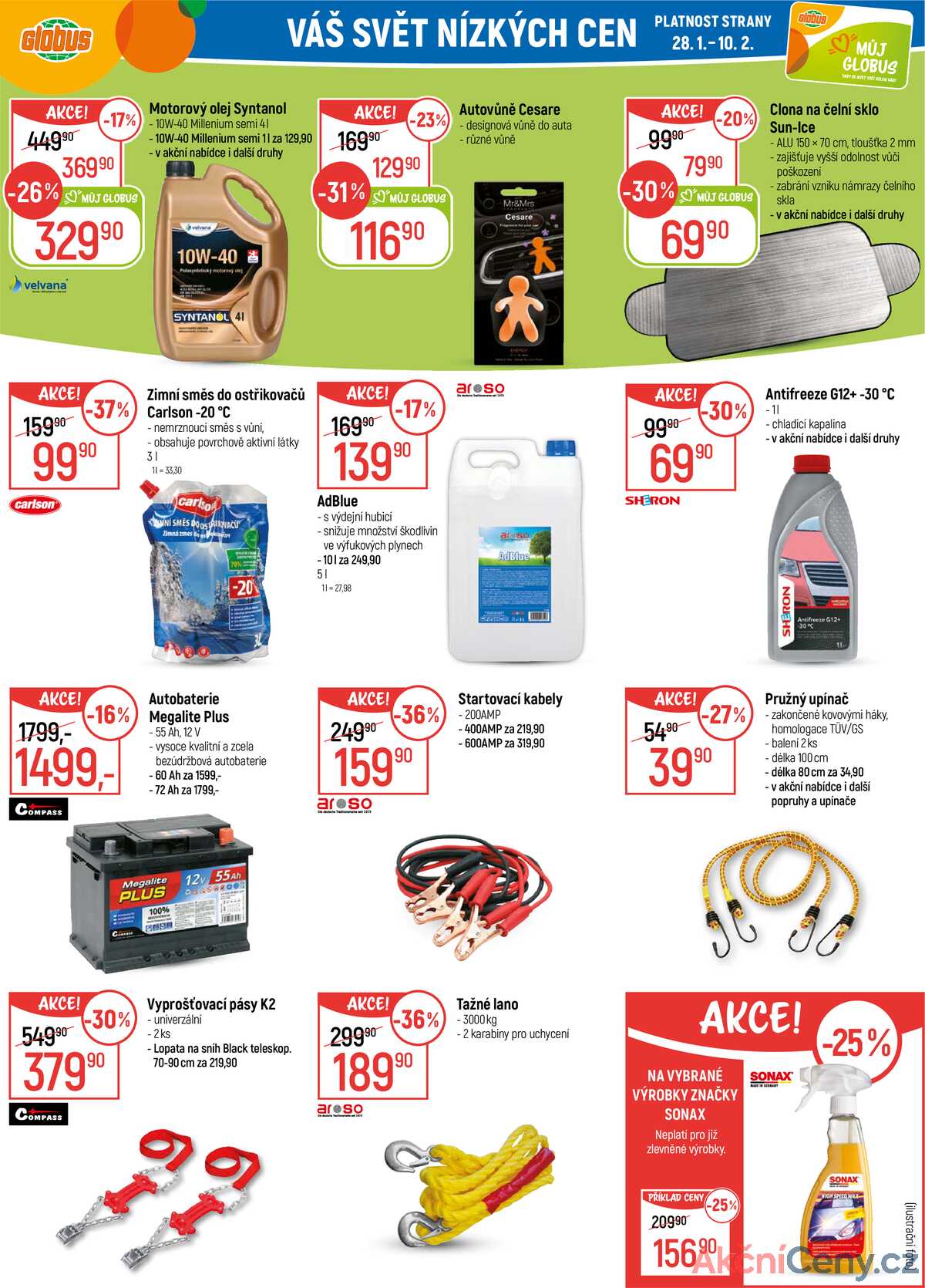 Akční leták Globus 28.1. - 3.2.2026 - Globus Praha - Centrum Černý Most strana 30