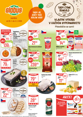 Akční leták Globus 28.1. - 3.2.2026 - Globus Havířov
