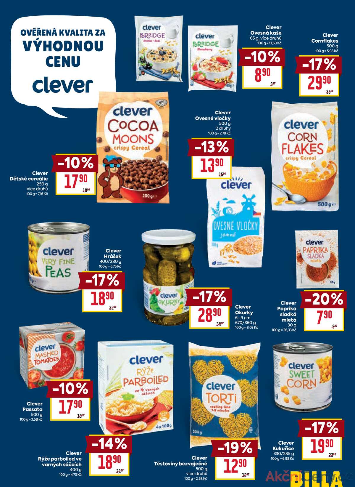 BILLA katalog Clever do 27.1. strana 3