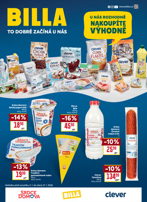 BILLA katalog Clever do 27.1.