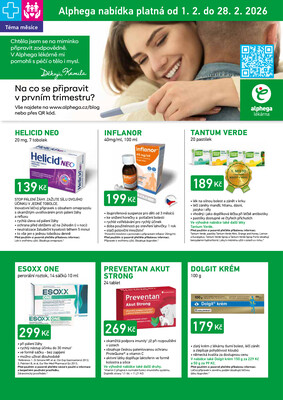 Alphega lékárny letáky